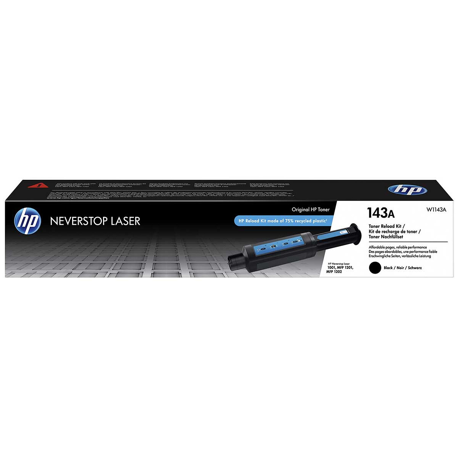 HP 143A (W1143A) - Black LDLC cartridge - Toner 