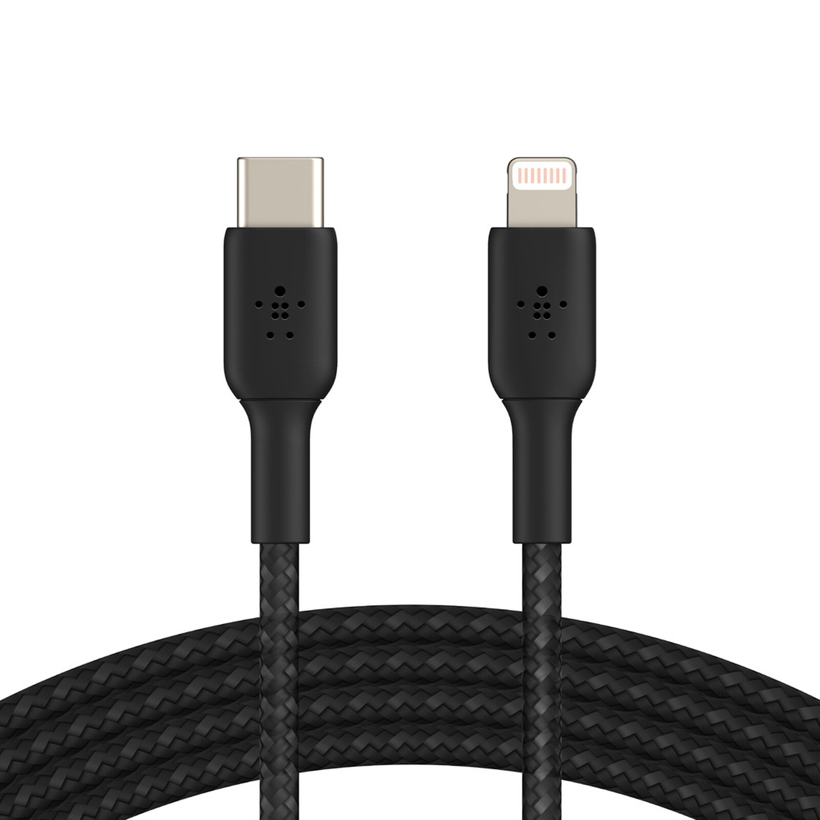 Câble USB-C vers Lightning 2m Noir - Câbles Lightning