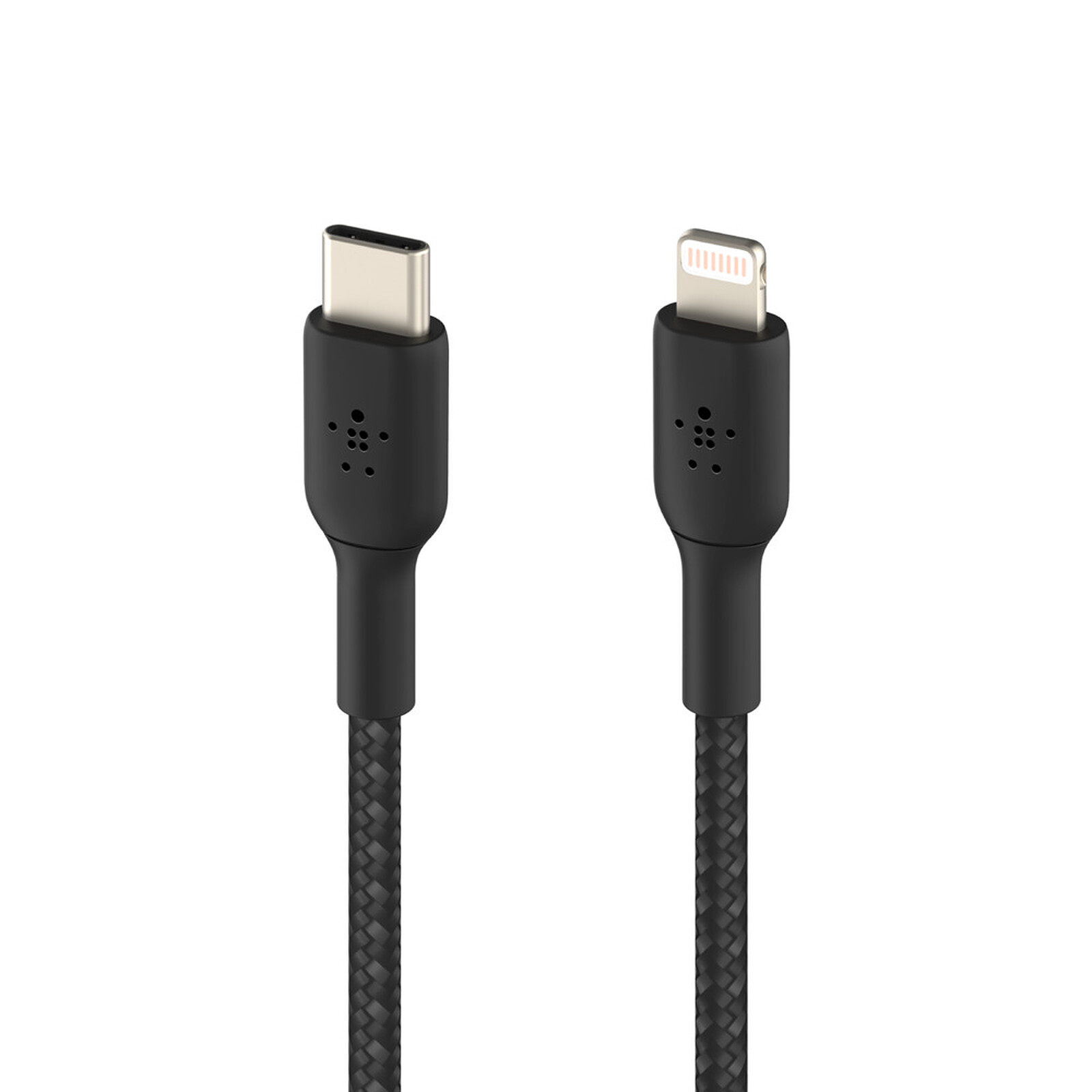 Belkin Câble USB-C vers Lightning MFI renforcé (noir) - 2 m