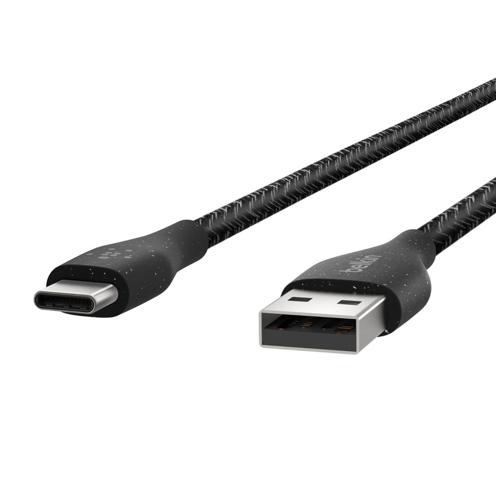 Belkin DuraTekPlus USB C to USB A with closure strap (Black