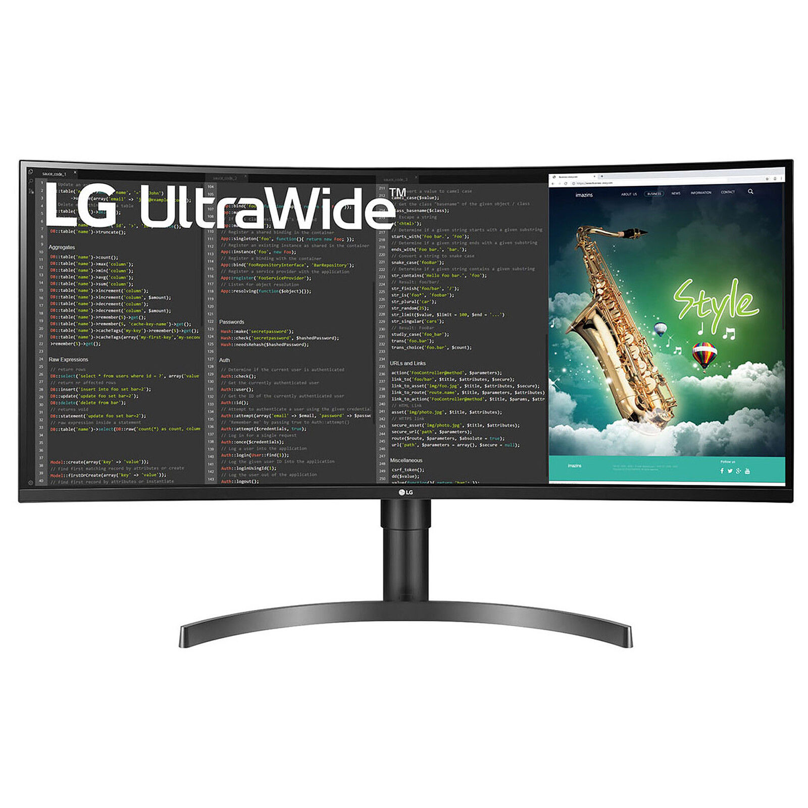 LG 35 LED - 35WN75CP-B - Monitor PC - LDLC
