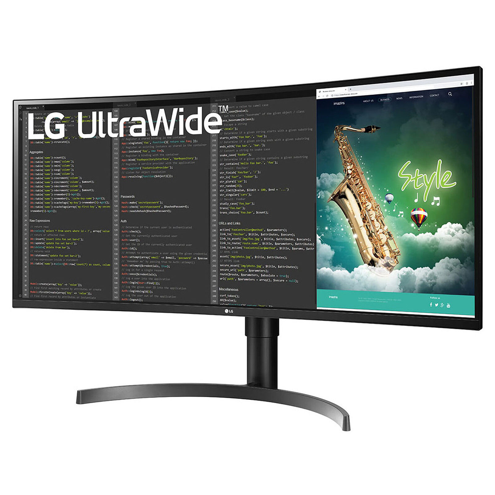 LG 34 LED - UltraWide 34WP65CP-B - Ecran PC - Garantie 3 ans LDLC
