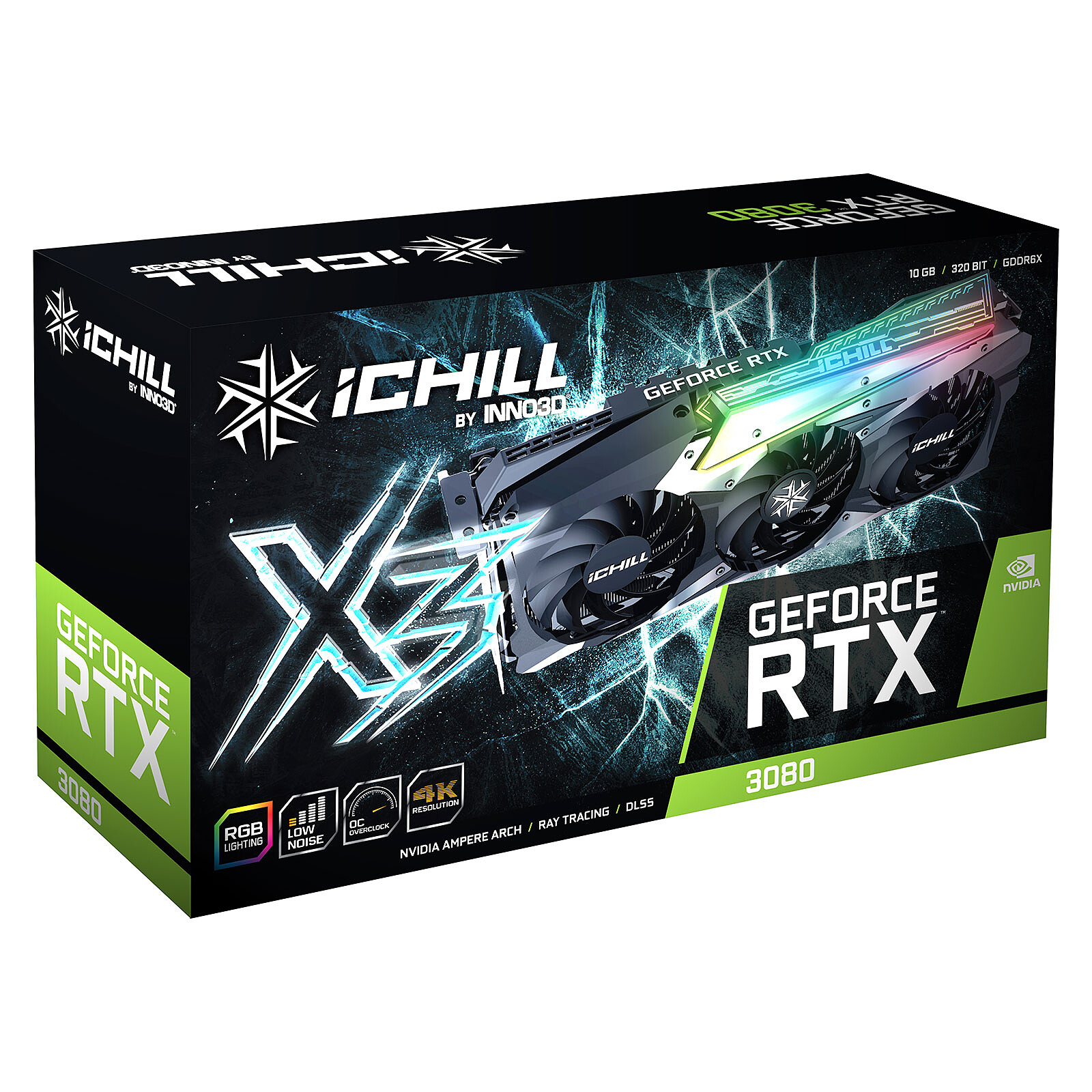 INNO3D GeForce RTX 3080 ICHILL X3 RGB - Graphics card - LDLC 3 