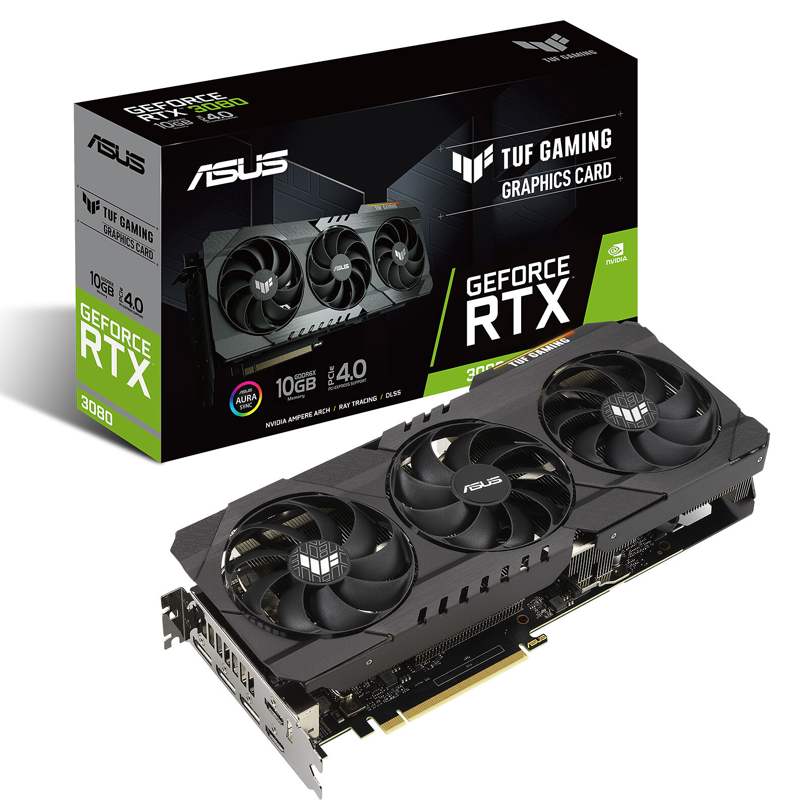 ASUS TUF GeForce RTX 3080 10G GAMING V2 (LHR) - Graphics card ...