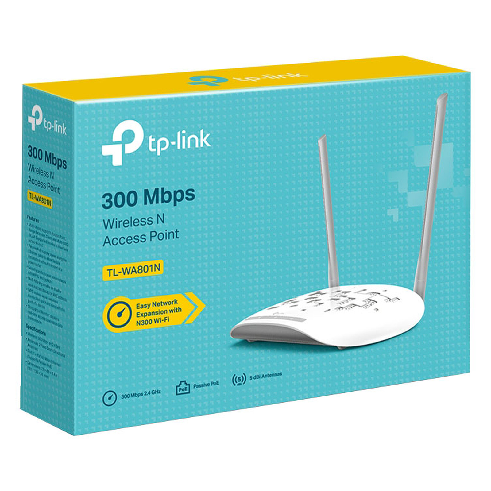 Répéteur Wifi TP-Link TL-WA865RE b/g/n 300Mbits 2 Antennes
