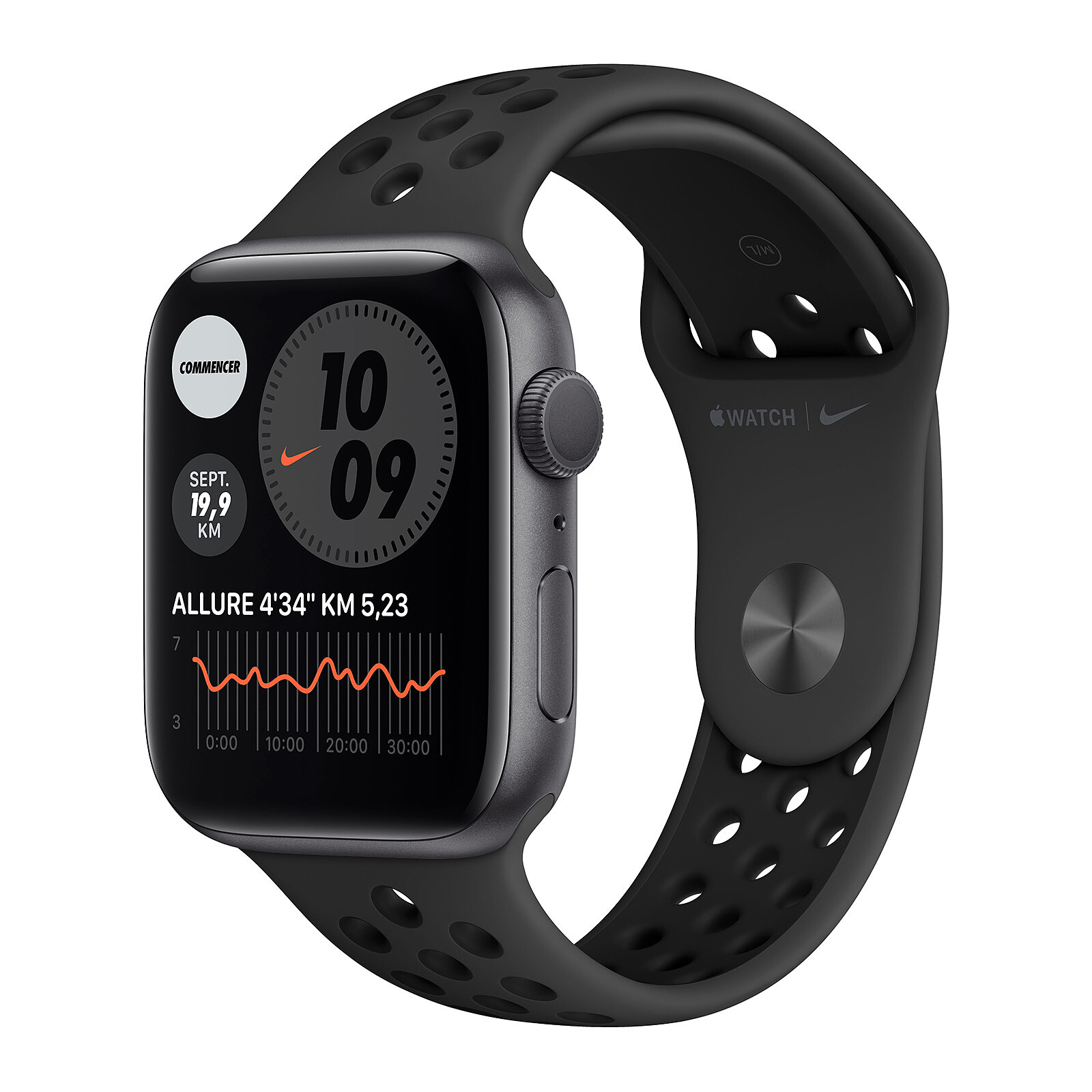 Apple Watch Nike Series 6 GPS Aluminium Space Grey Sport Band