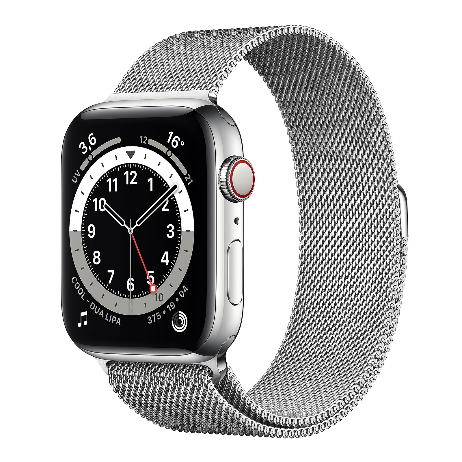 Apple Watch Series 6 GPS Cellular Stainless steel Silver Milanese