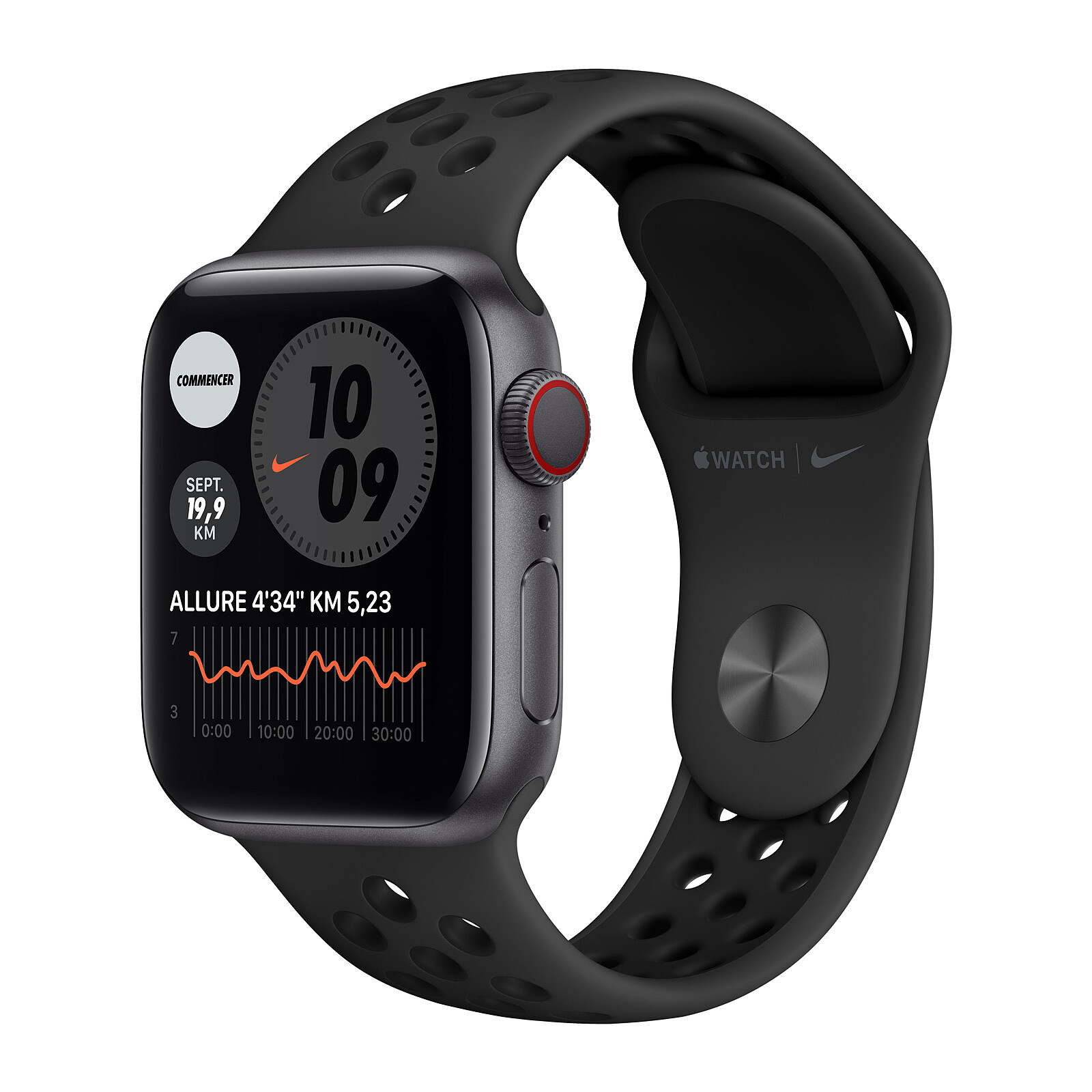 Apple Watch Nike Series 6 GPS Cellular Aluminium Space Gray Sport Band