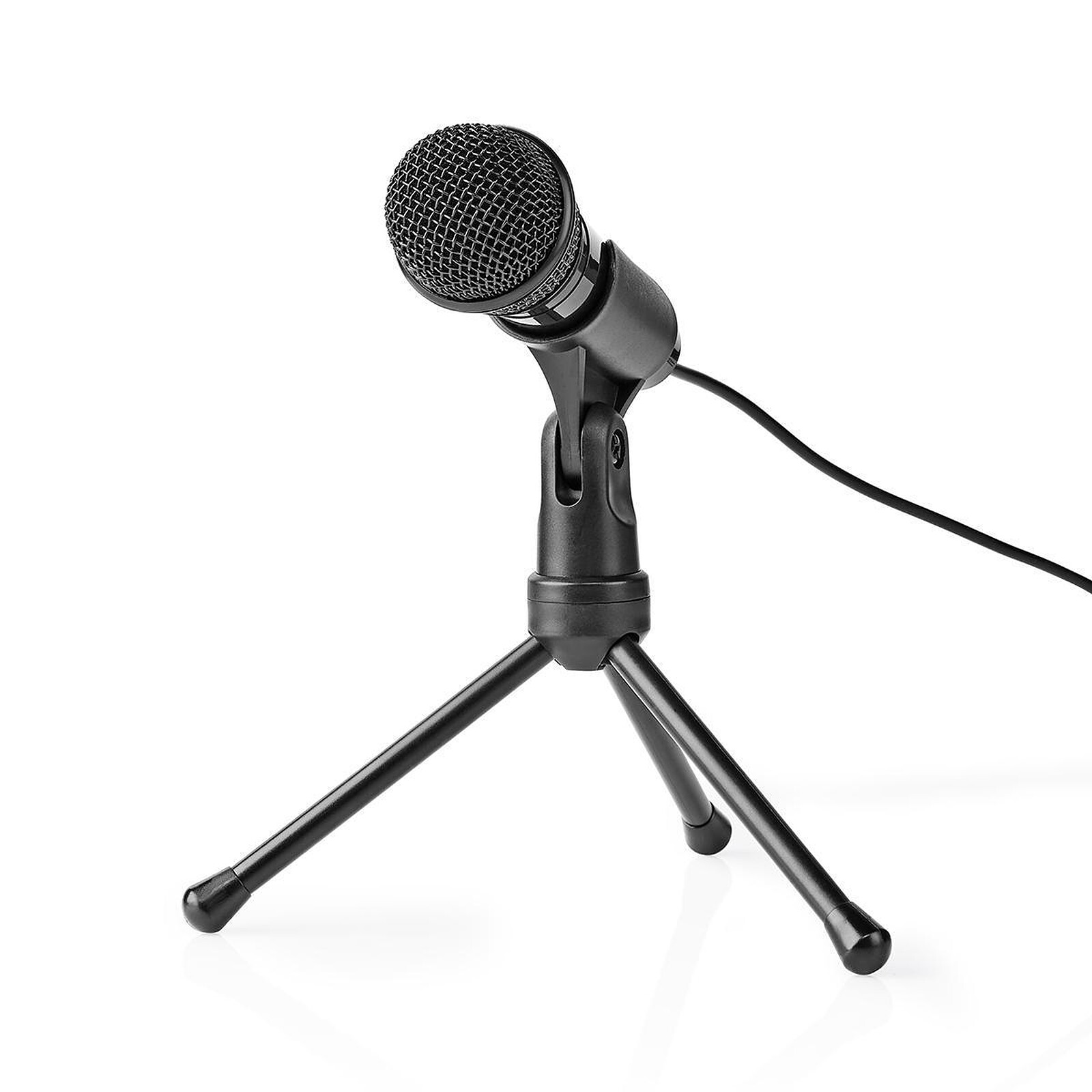 Nedis Microphone filaire avec bouton marche/arrêt et Tripod 3,5 mm -  Microphone - Garantie 3 ans LDLC