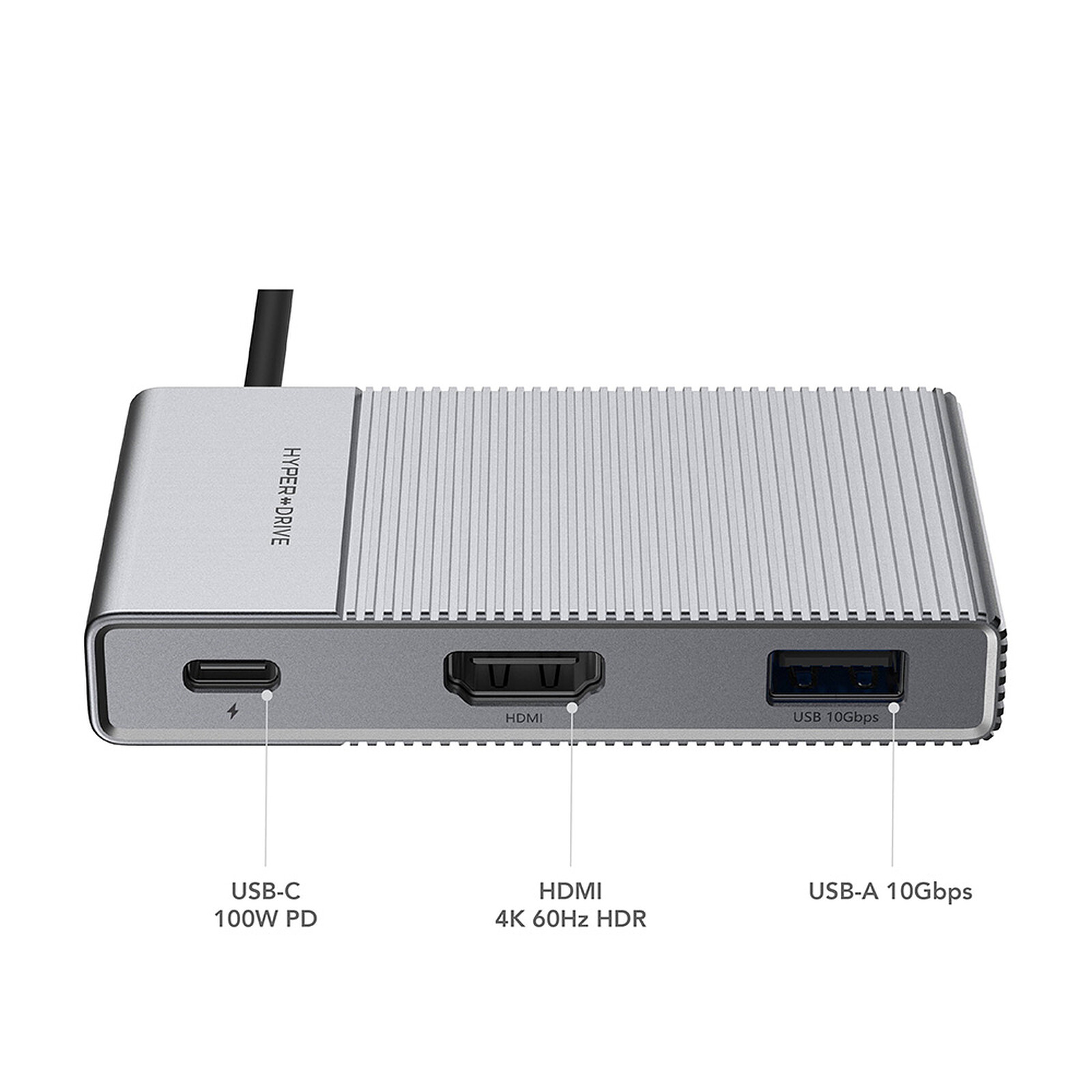 HyperDrive Station d'accueil USB-C 6-en-1 GEN2 / Concentrateur USB-C - USB  - Garantie 3 ans LDLC