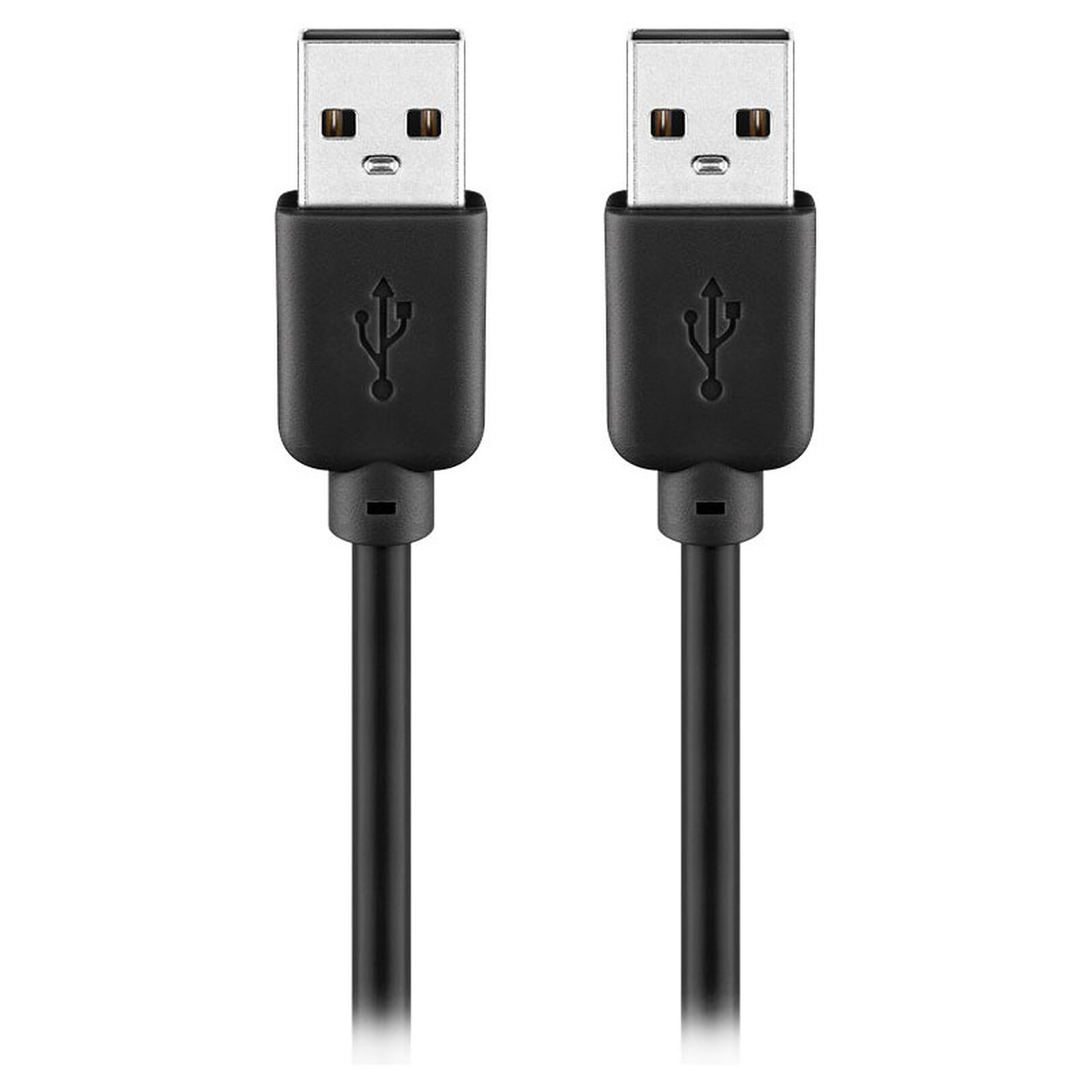 preposición promesa Arábica Cable USB 2.0 tipo AA (macho/macho) - 2 m (negro) - USB Genérica en LDLC