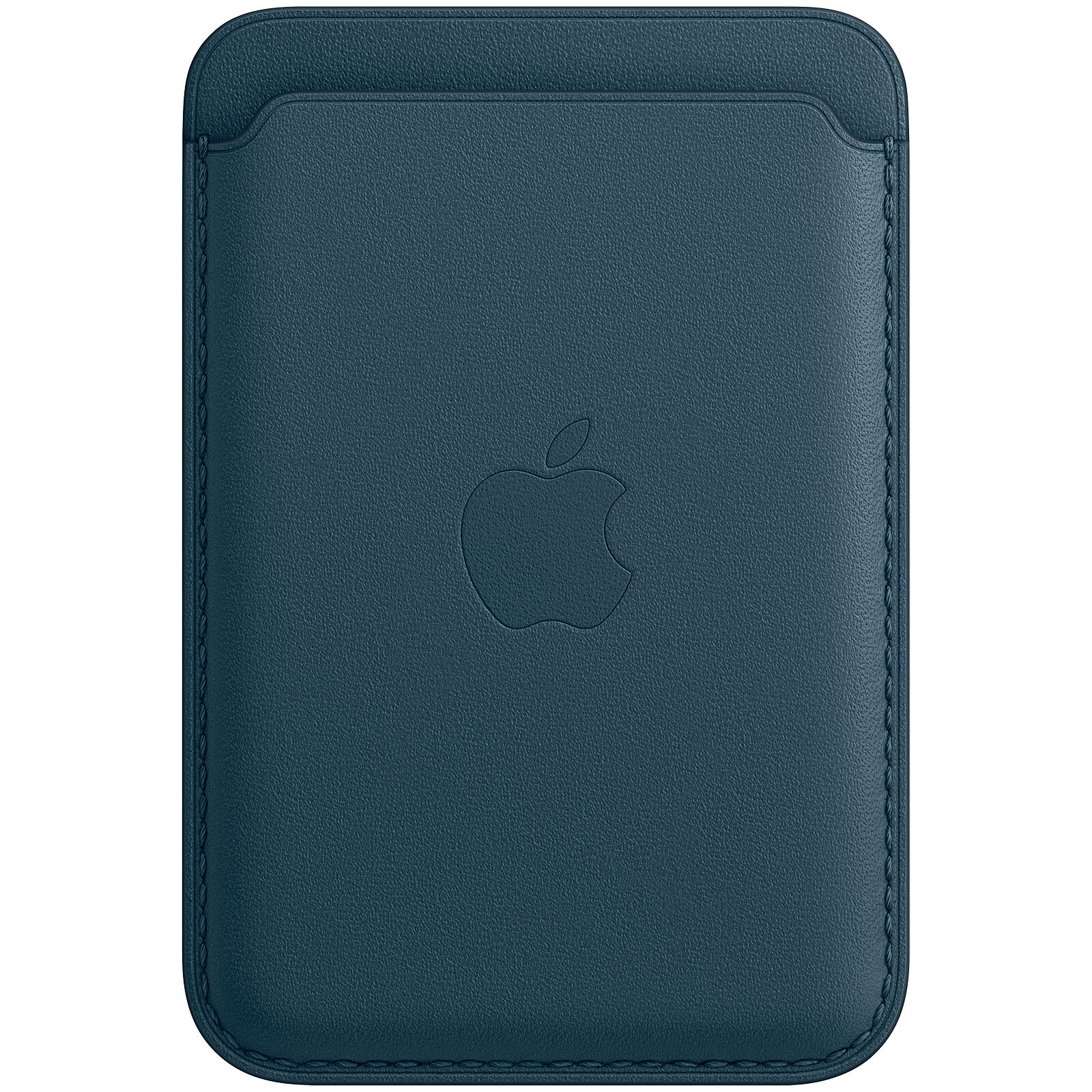 Best Buy: Apple iPhone® Leather Wallet with MagSafe Baltic Blue