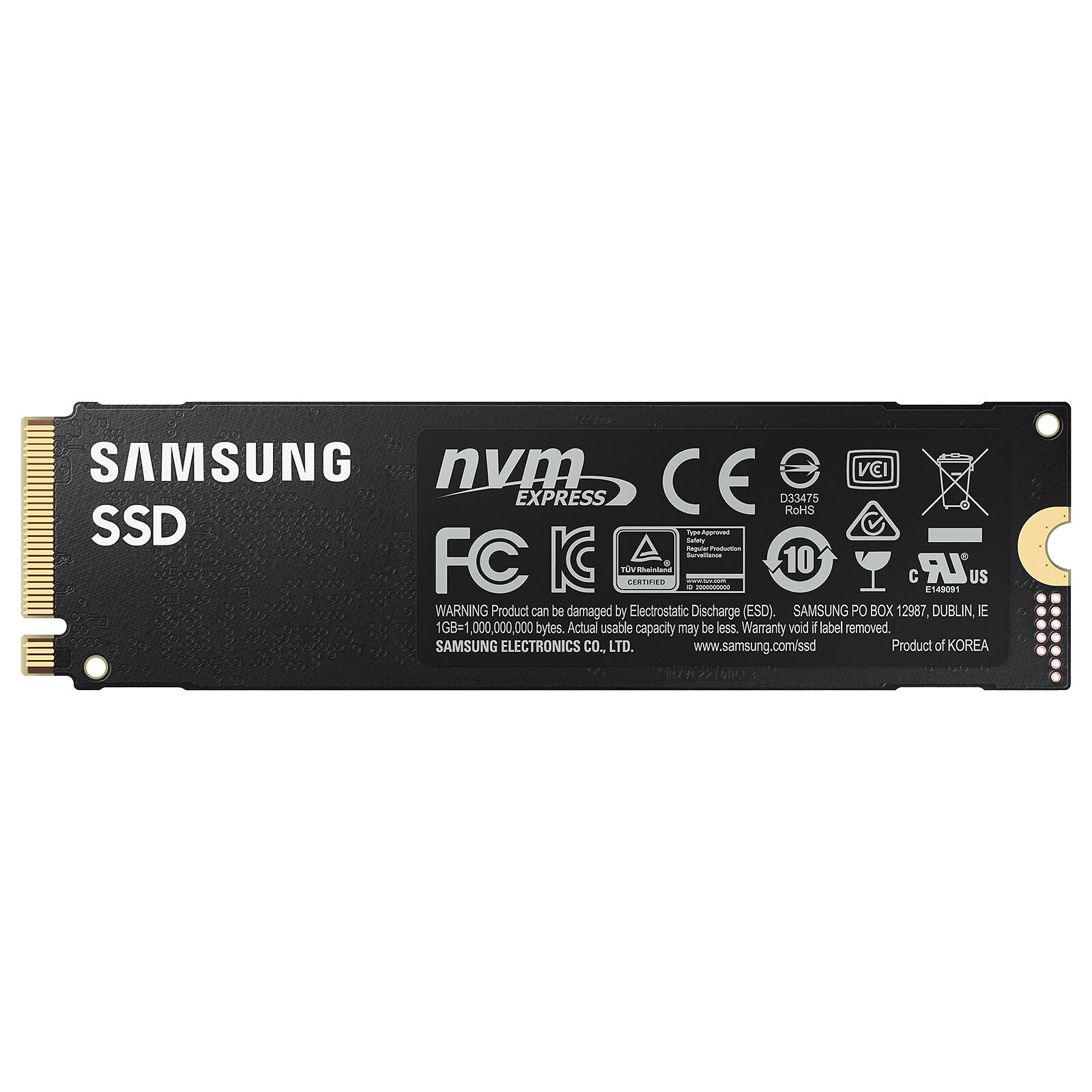 Samsung SSD 980 PRO M 2 PCIe NVMe 500 Go Samsung Devis Gratuit LDLC 