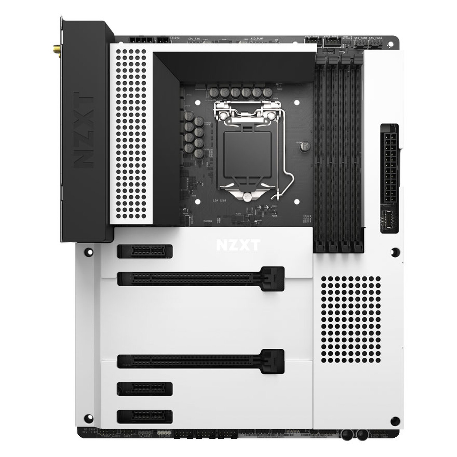 Nzxt N7 Z490 White Motherboard Nzxt On Ldlc
