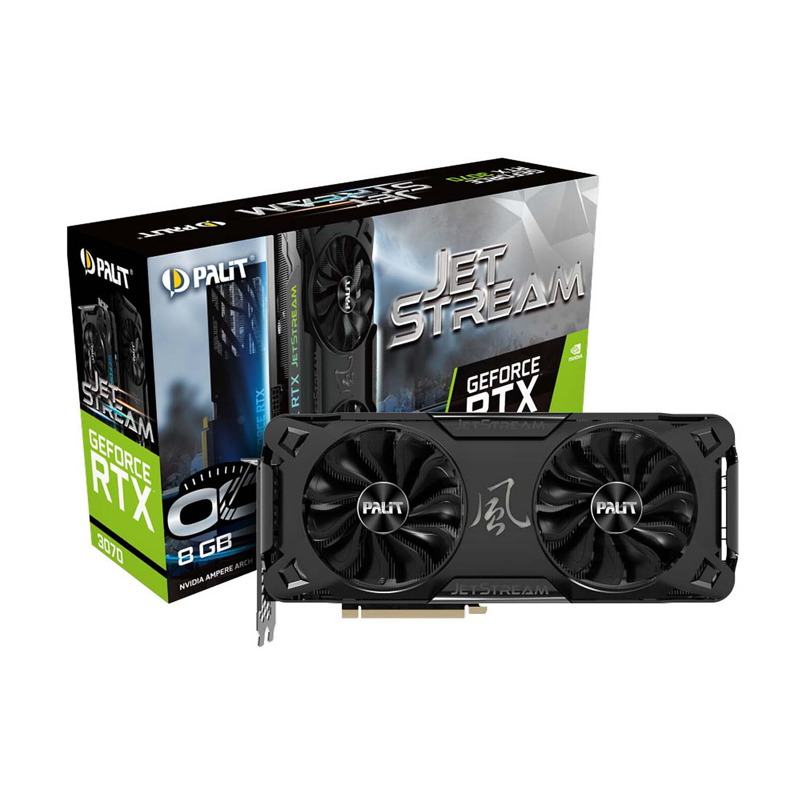 Palit GeForce RTX 3070 JetStream OC - Graphics card - LDLC 3-year ...