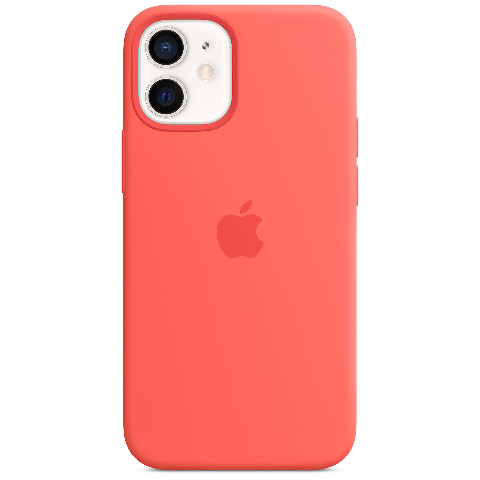 GUESS Coque pour iPhone 12 Mini Silicone Gel Soft Touch Silicone Script  Rose - Coque téléphone - LDLC