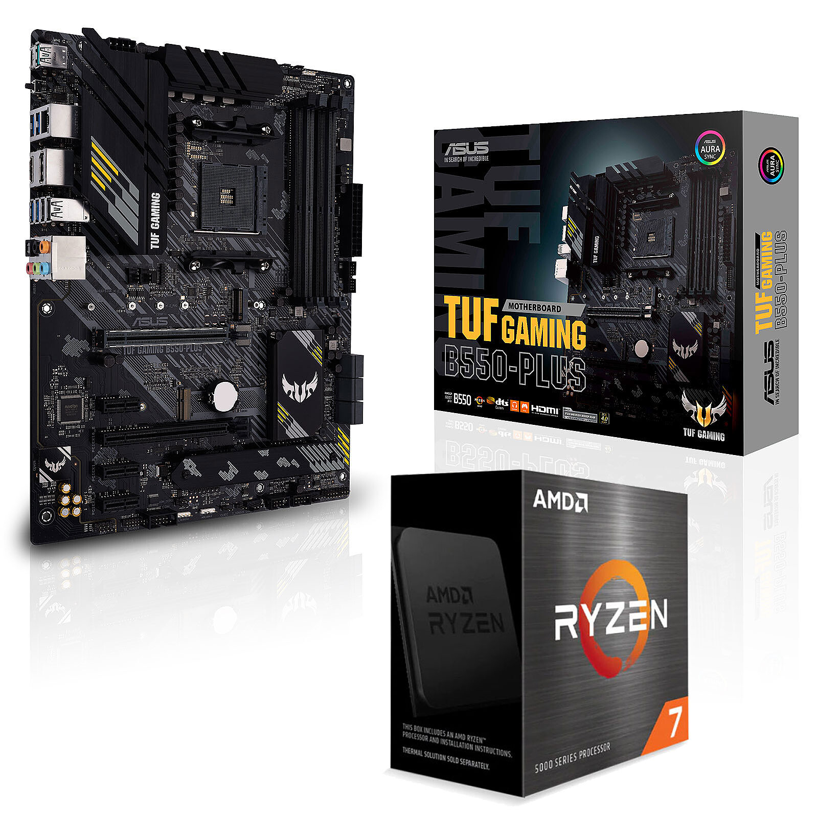 Kit de actualización de PC AMD Ryzen 7 5800X ASUS TUF GAMING B550 ...