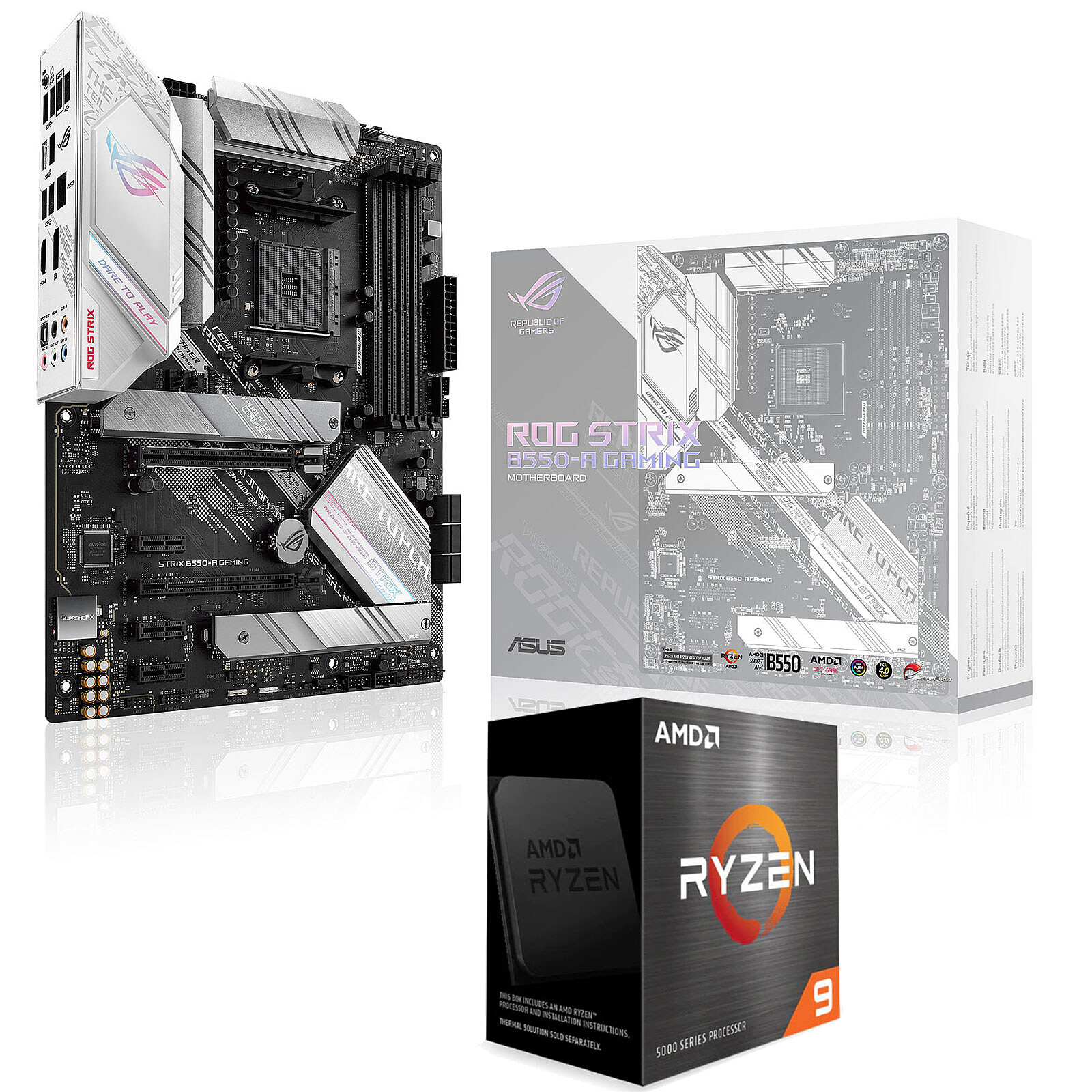 Kit évolution PC : AMD Ryzen 7 5800X + carte mère MSI MPG B550