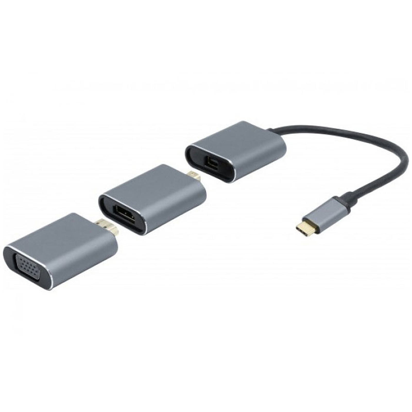 Câble adaptateur USB-C (Thunderbolt 3) vers VGA (convertisseur /  transformateur)