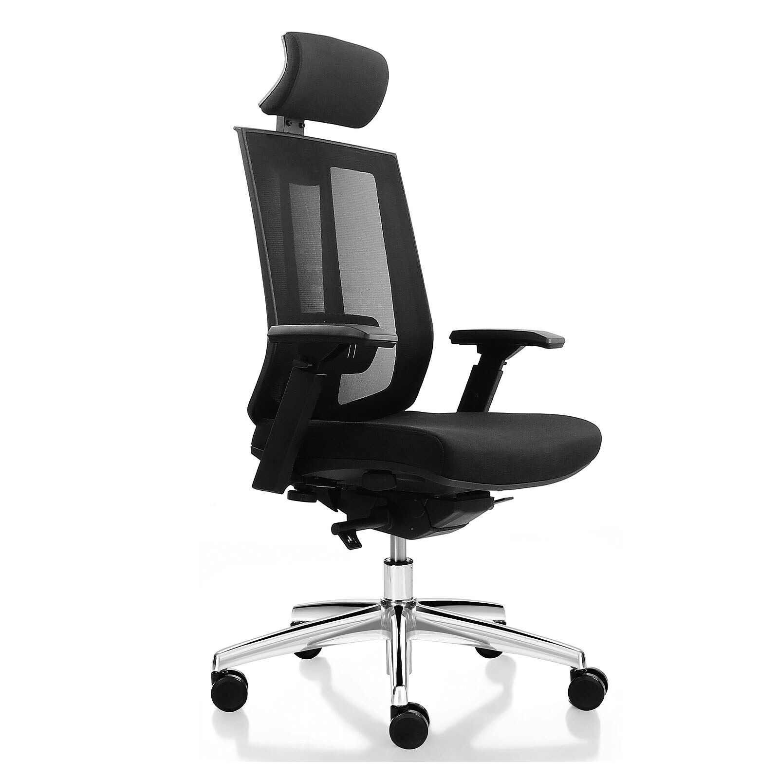 MTinternational Fauteuil Ergonomique 4X noir/blanc - Chaise de bureau - LDLC