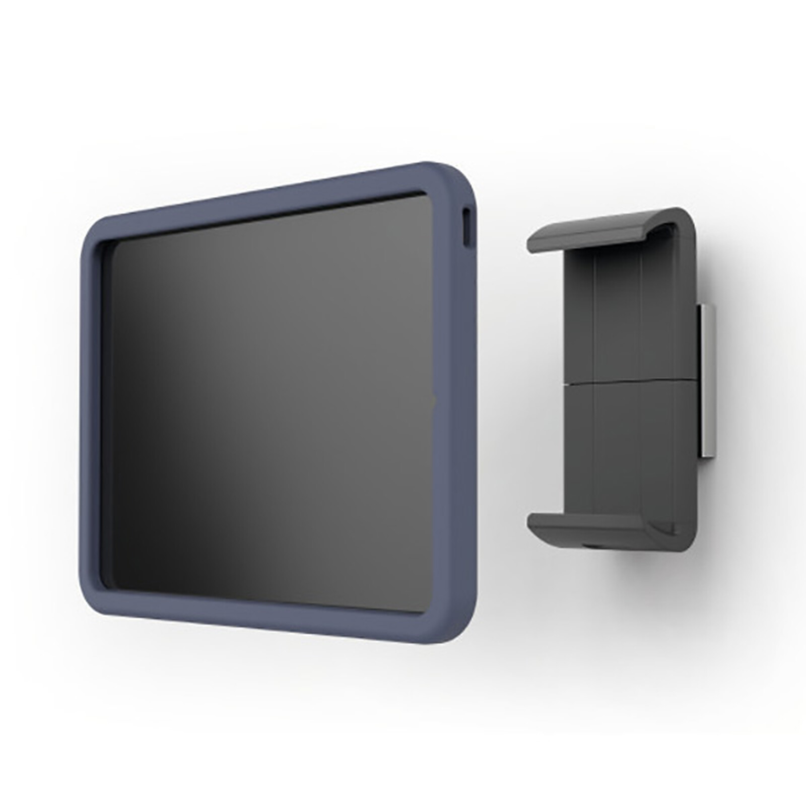 Support de tablette CTA Digital Multi-Flex de sécurité 2-en-1 de et support  mural magnétique pour tablettes de 17.8 cm (7 pouces) à 35.6 cm (14 pouces)  - Noir 