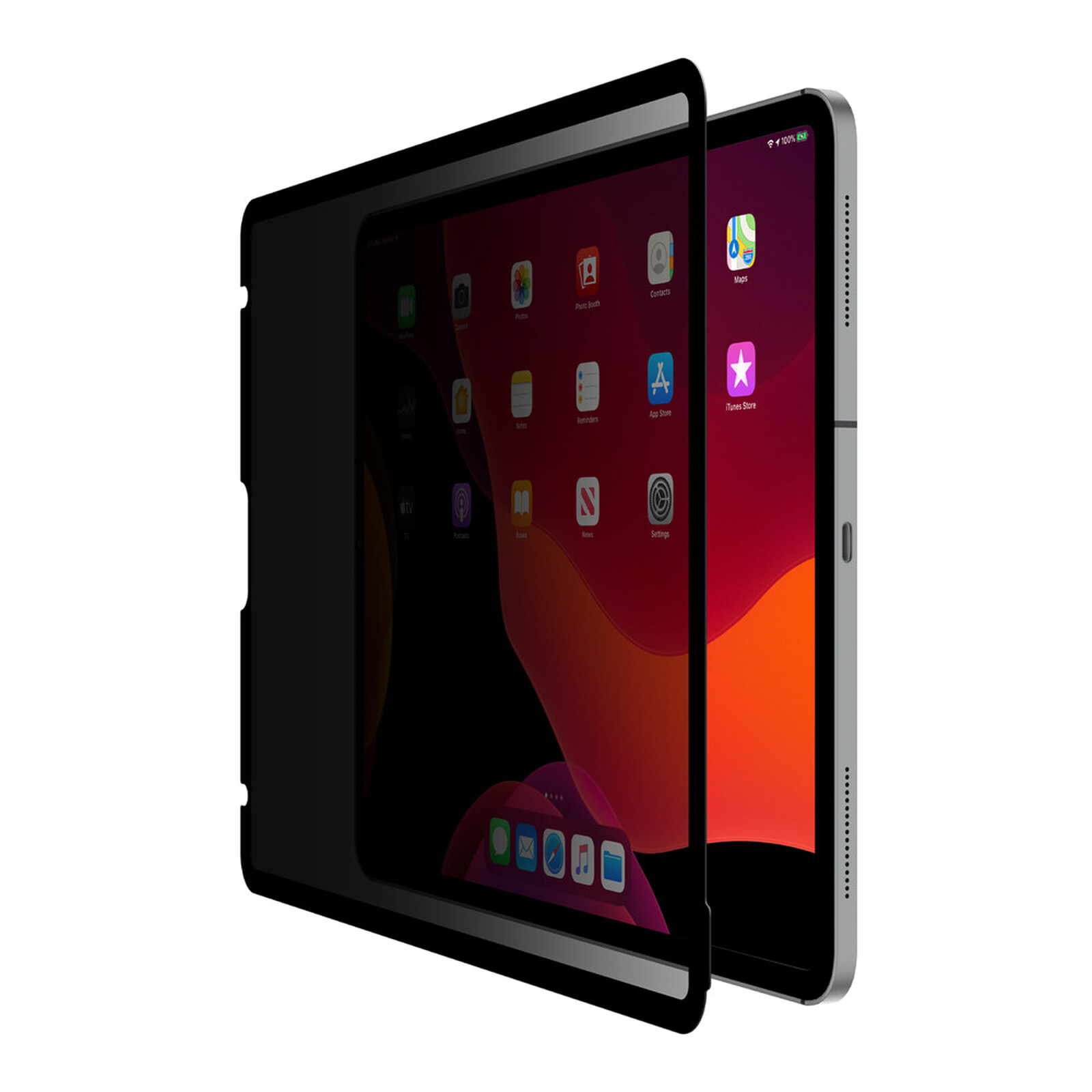 Protecteur d'écran magnétique amovible, pour iPad Pro 11 12.9 2020