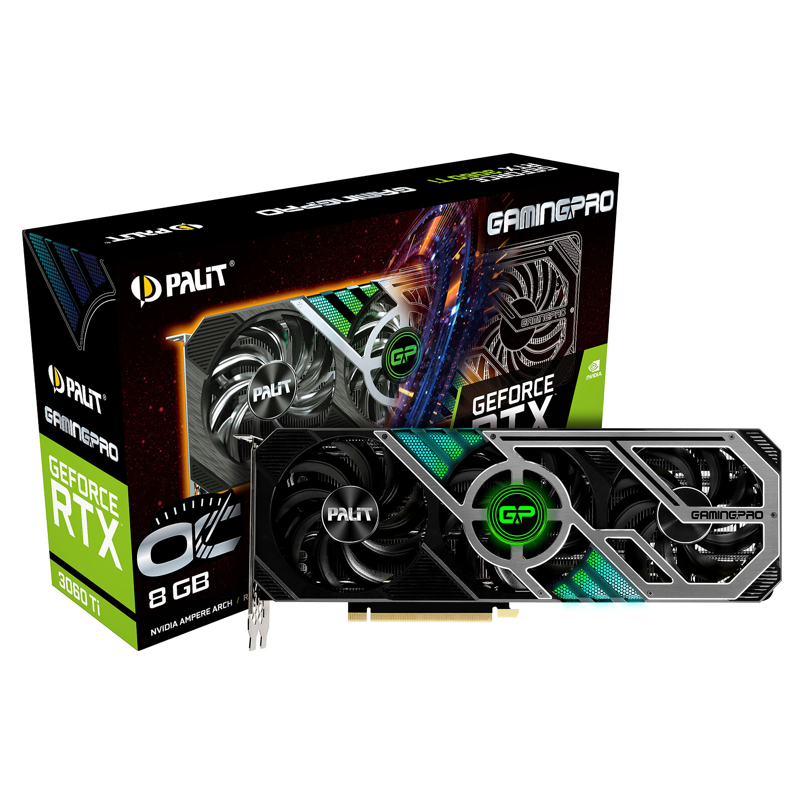 Palit GeForce RTX 3060 Ti GamingPro OC - Graphics card Palit on