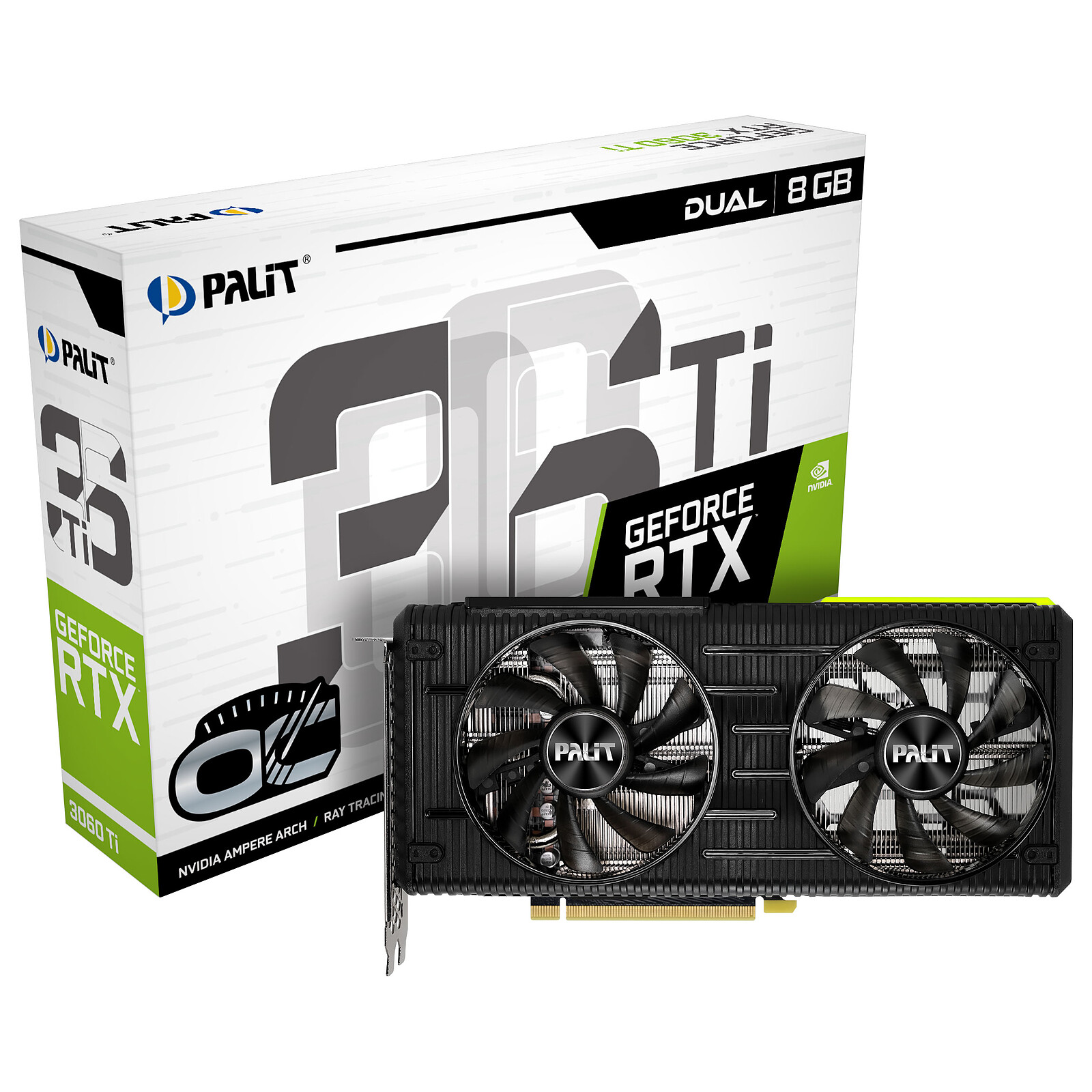 Palit GeForce RTX 3060ti 8GB 非LHRスマホ/家電/カメラ - PCパーツ