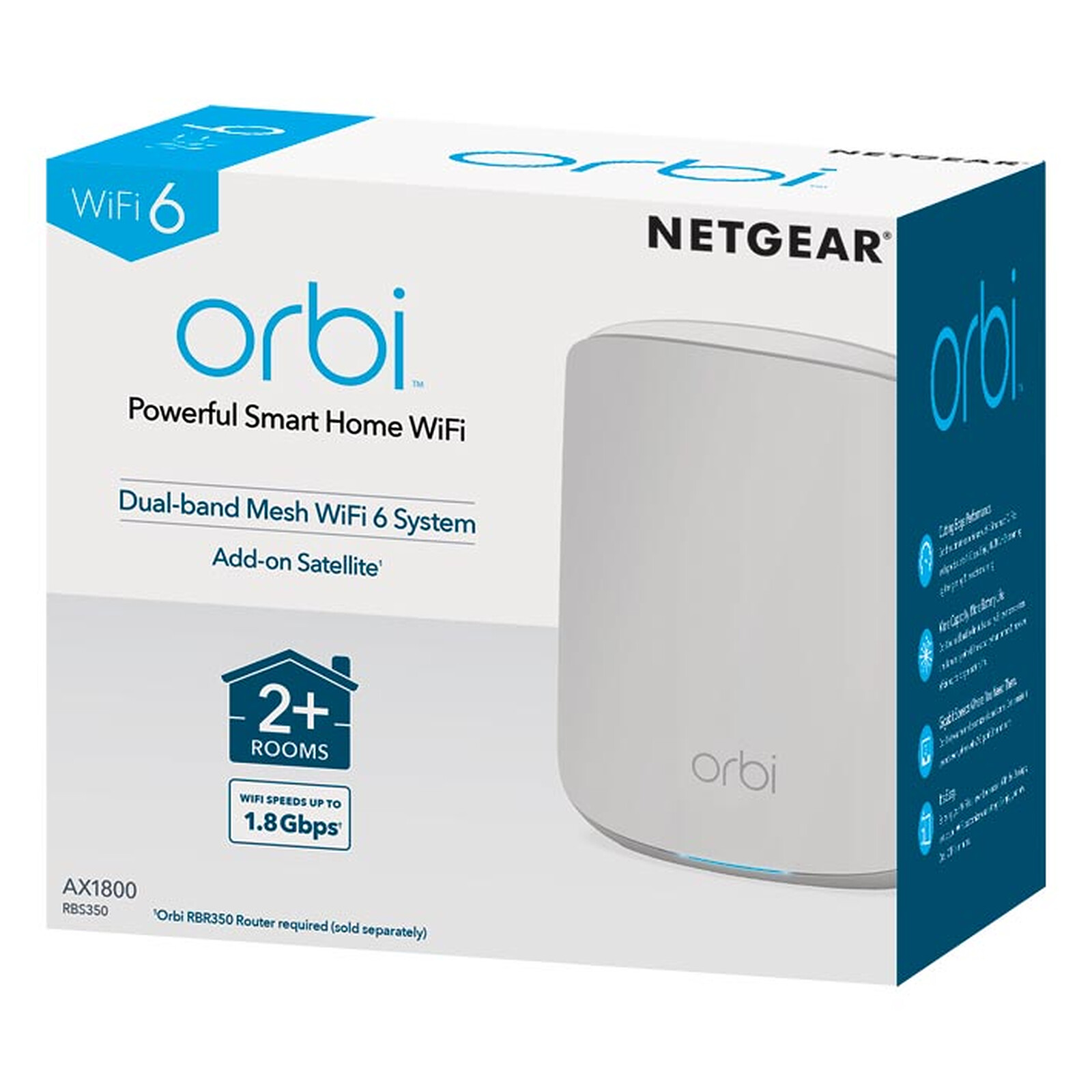 Netgear Orbi WiFi 6 Dual Band Mesh RBS350