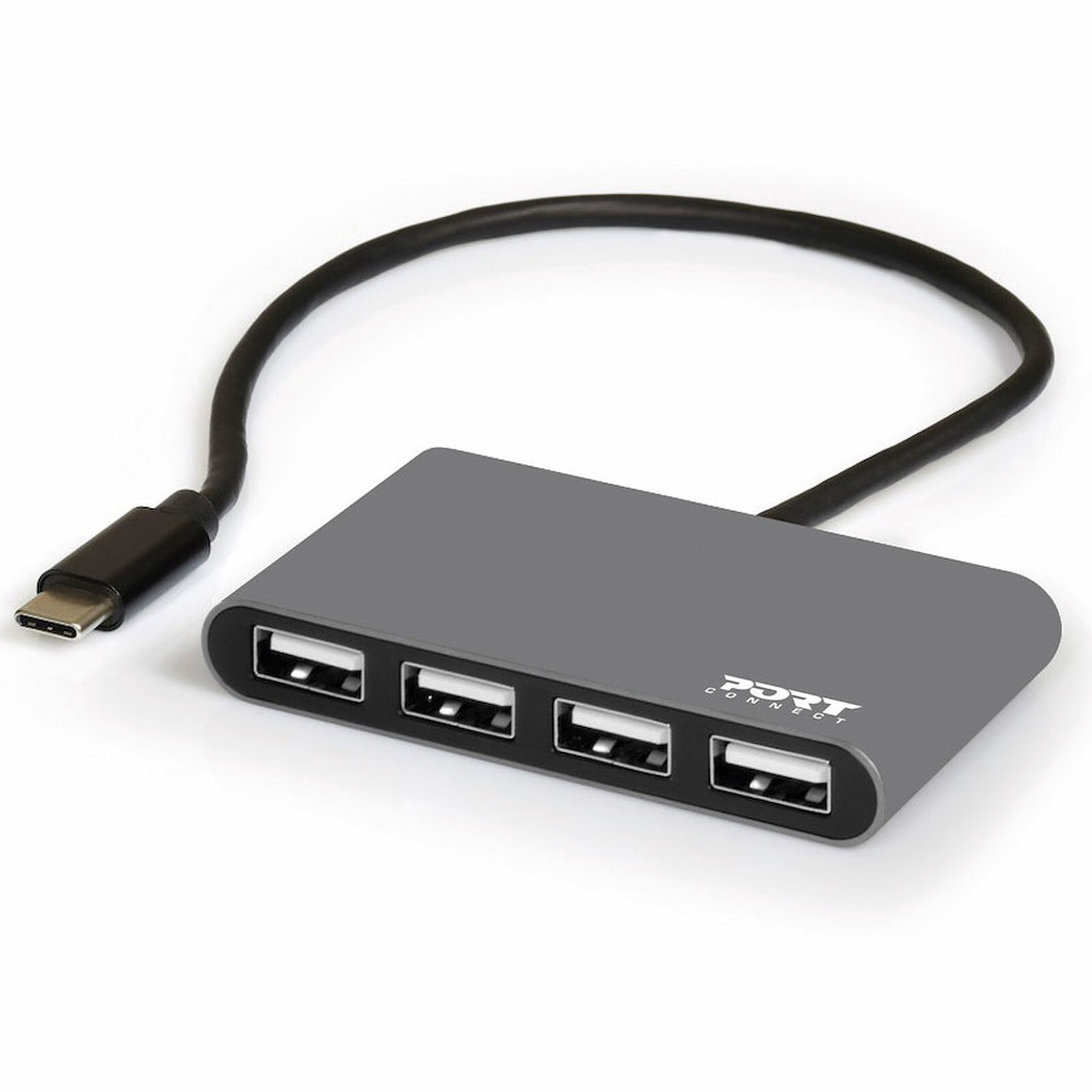 semanal Besugo maceta Conecta el puerto USB-C del Hub (4x USB 2.0) - Hub USB Port Connect en LDLC