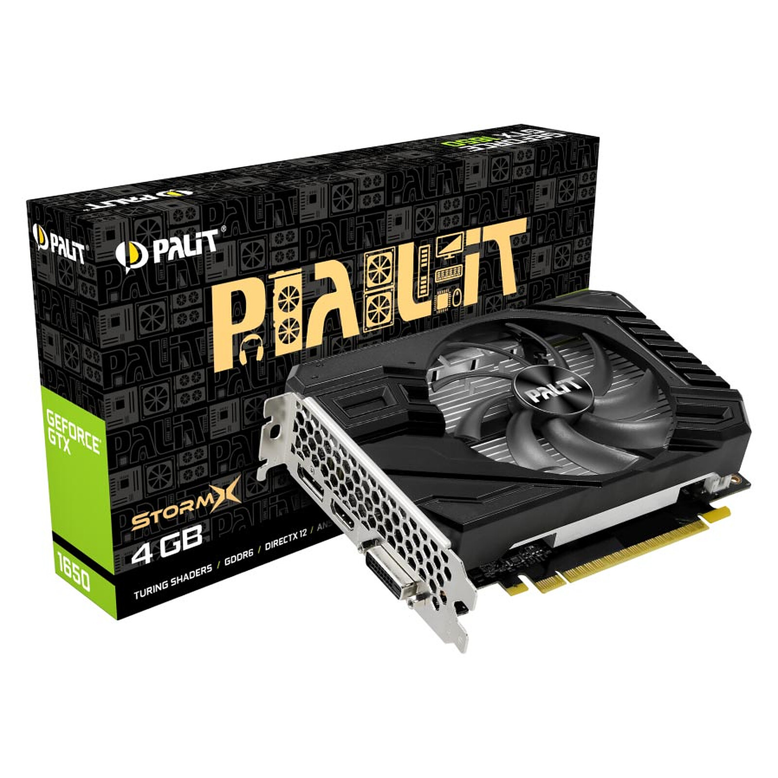 Palit GeForce GTX 1650 StormX - Graphics card - LDLC 3-year
