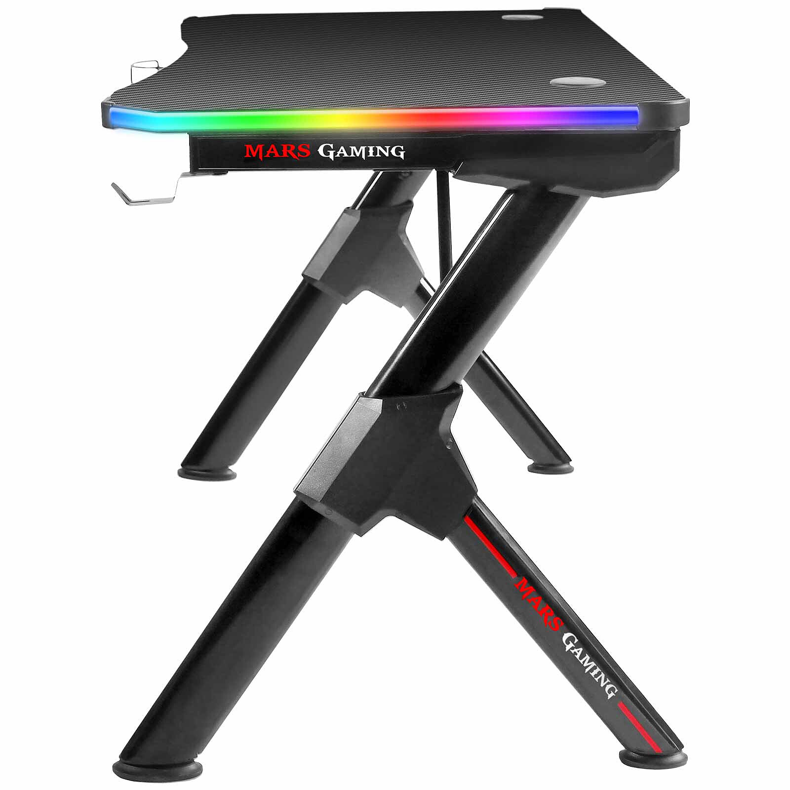 Bureau Gamer Mars Gaming Mgd Rgb (blanc)