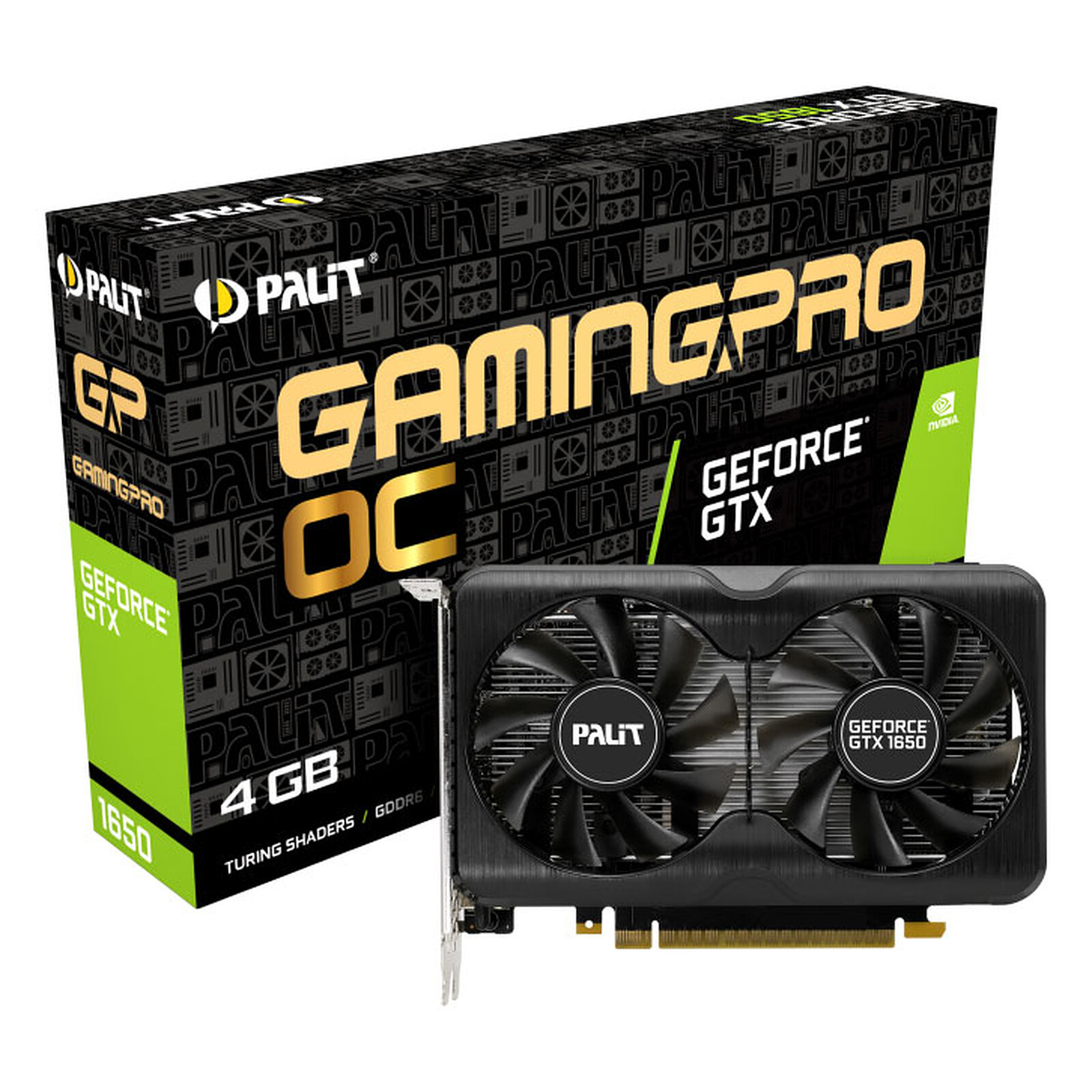 Palit GeForce GTX 1650 GamingPro OC - Graphics card - LDLC 3-year 