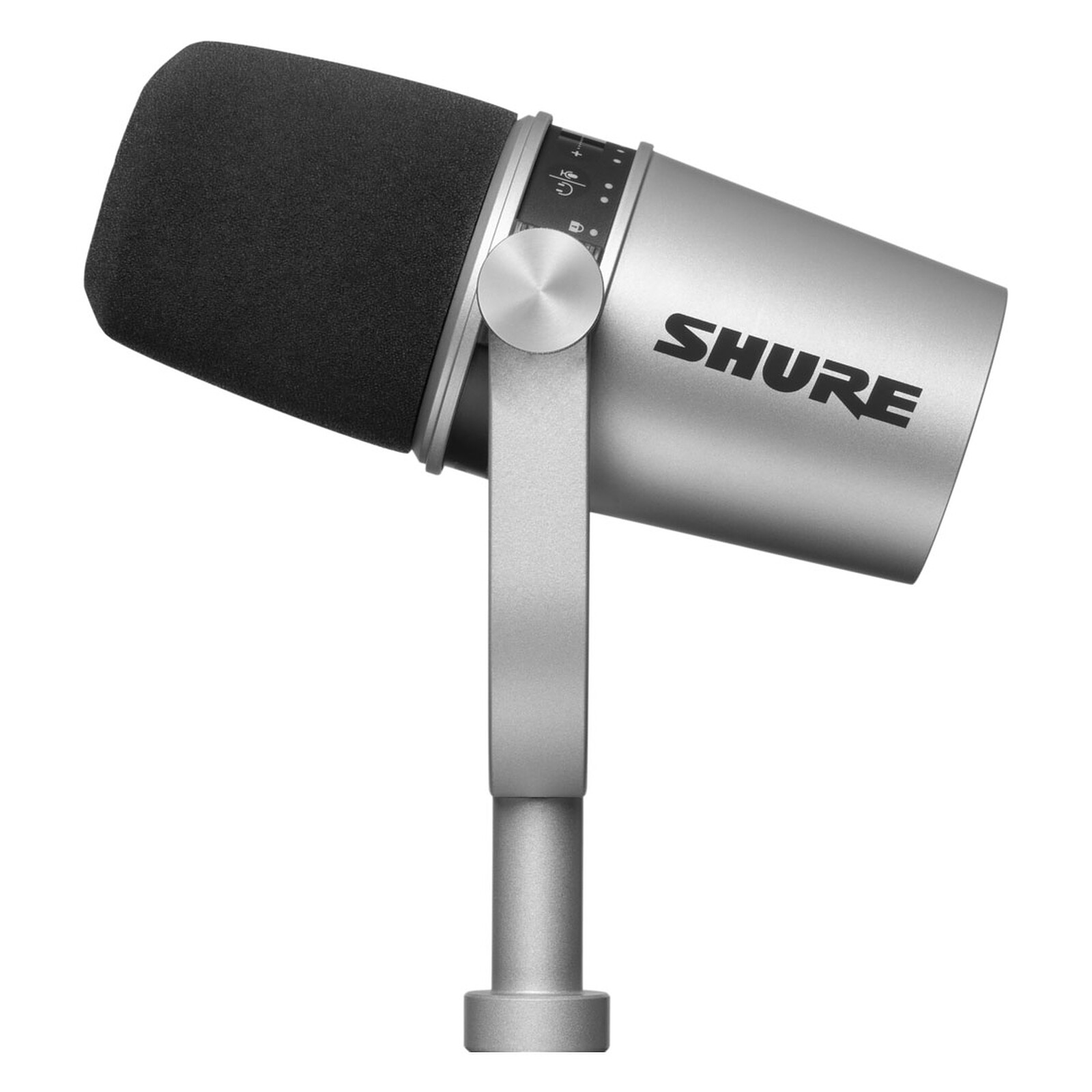 Shure MV7 negro + soporte de mesa - Micrófono - LDLC