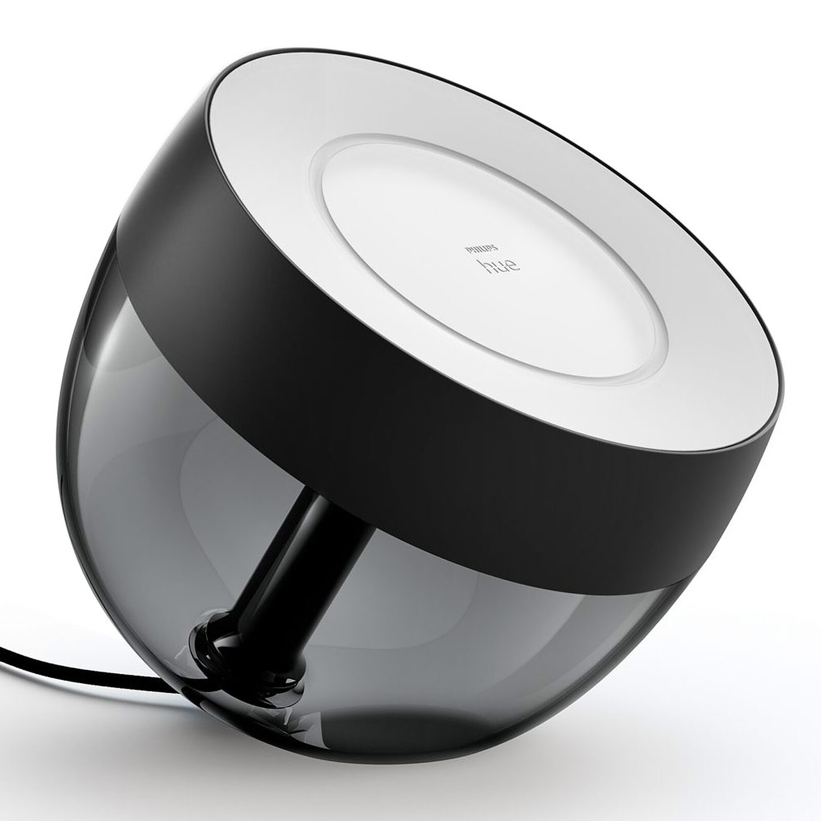 Philips Hue White and Color Ambiance, Lampe à poser Gradient Signe Noir,  compatible Bluetooth, fonctionne avec Alexa, Google Assistant et Apple
