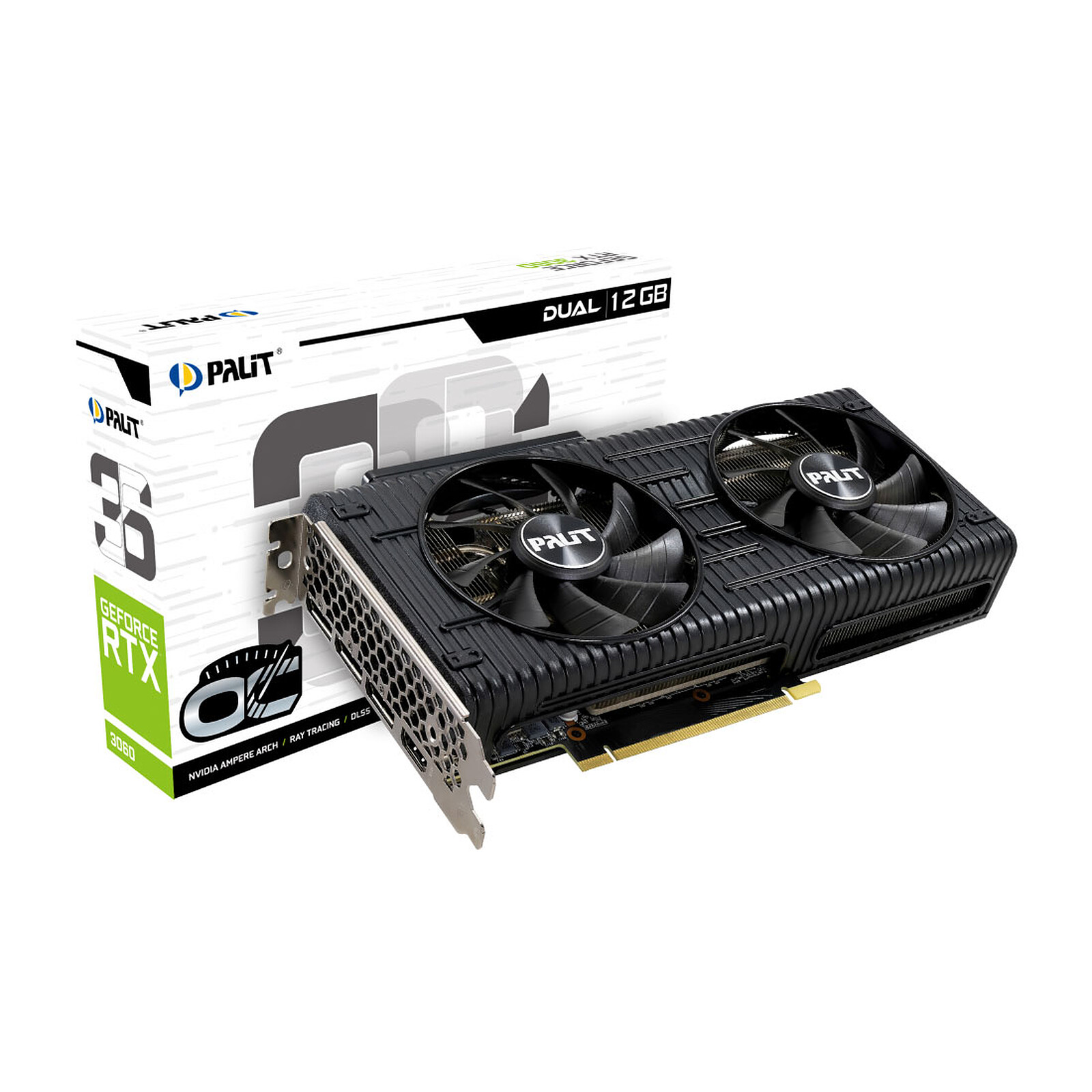 Palit GeForce RTX 3060 Dual OC - Graphics card - LDLC 3-year