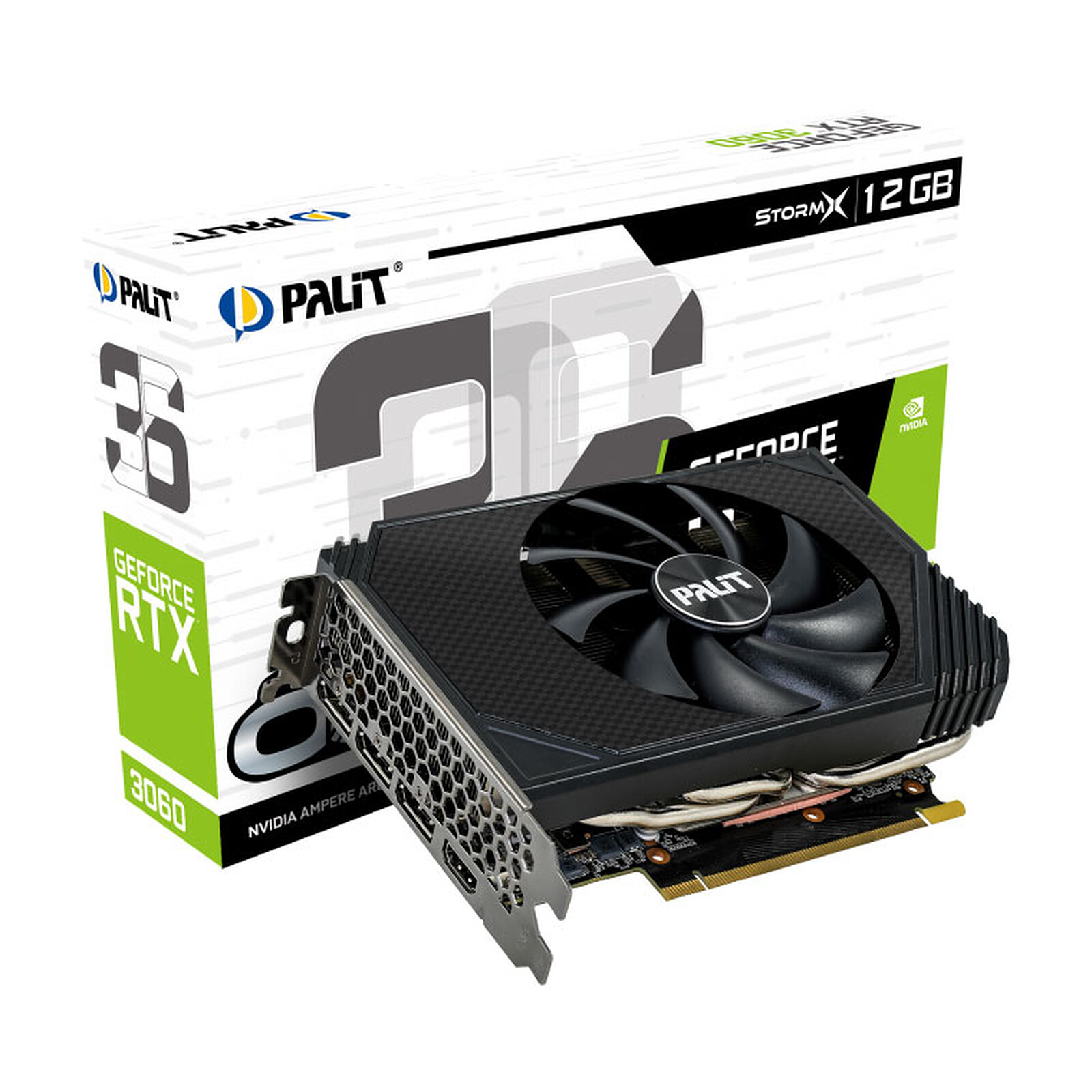 Palit GeForce RTX 3060 StormX OC - Graphics card - LDLC 3-year