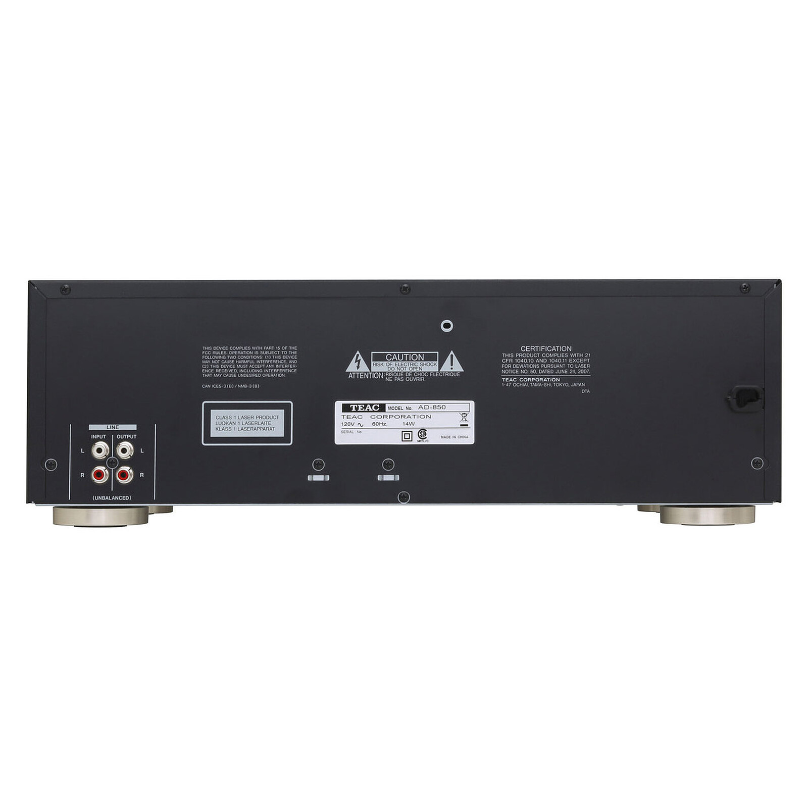 Teac AD-850 - CD player - LDLC 3-year warranty | Holy Moley