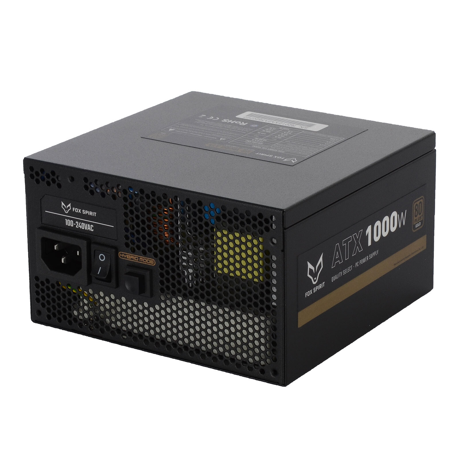 Fox Spirit US-1000G V2 80PLUS Gold - PC power supply - LDLC 3-year