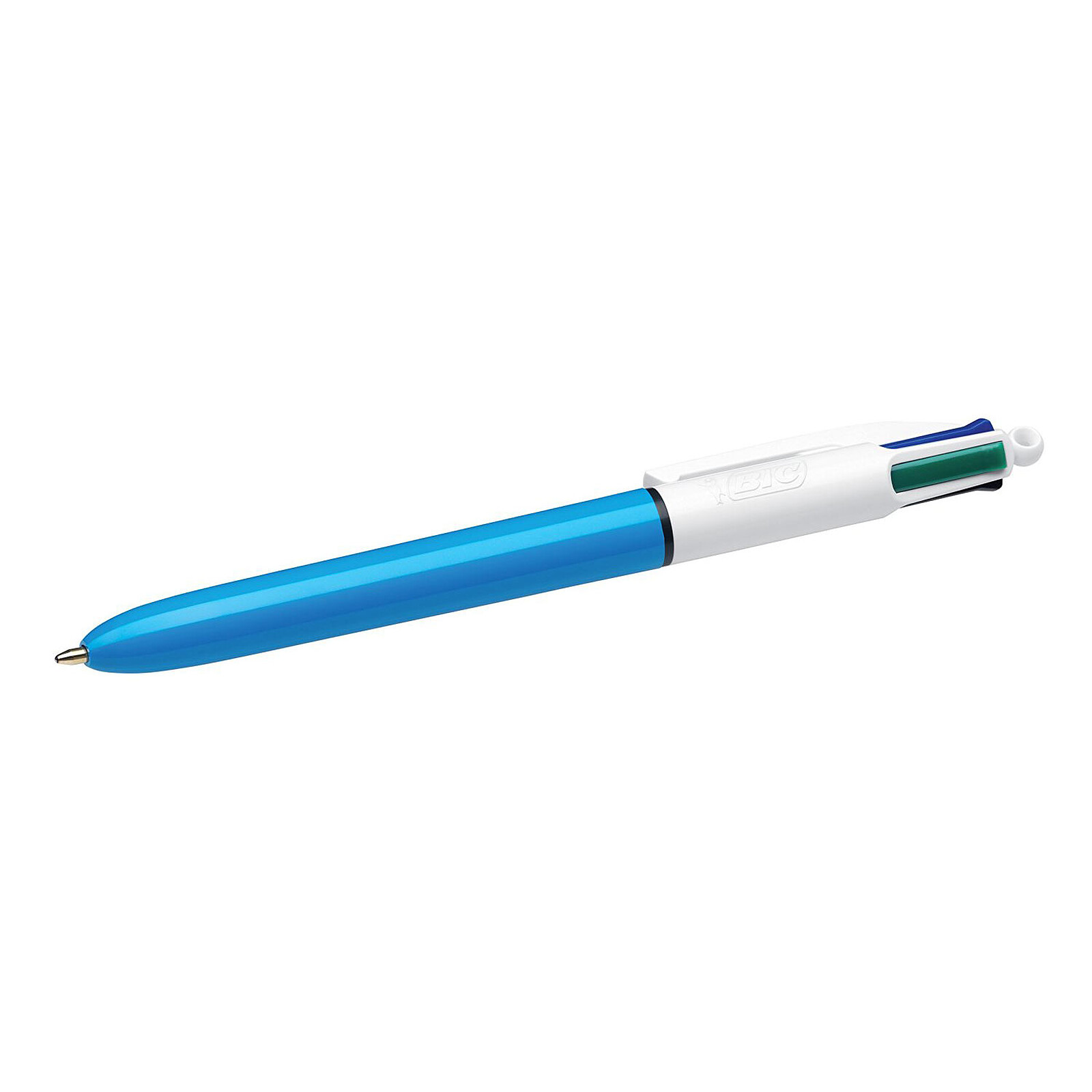 Recharge pour stylo bille 4 couleurs Bic pointe moyenne 1 mm sur