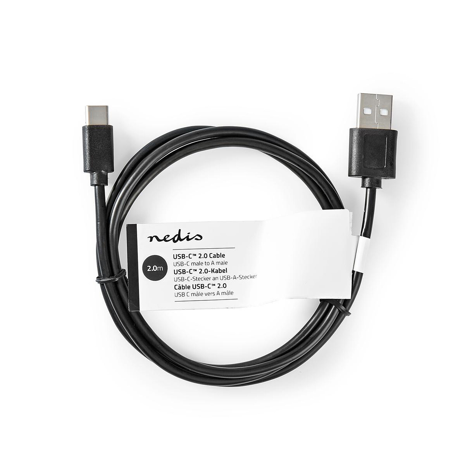 Nedis Câble adaptateur USB-C Mâle / USB-A Femelle + USB-C Femelle