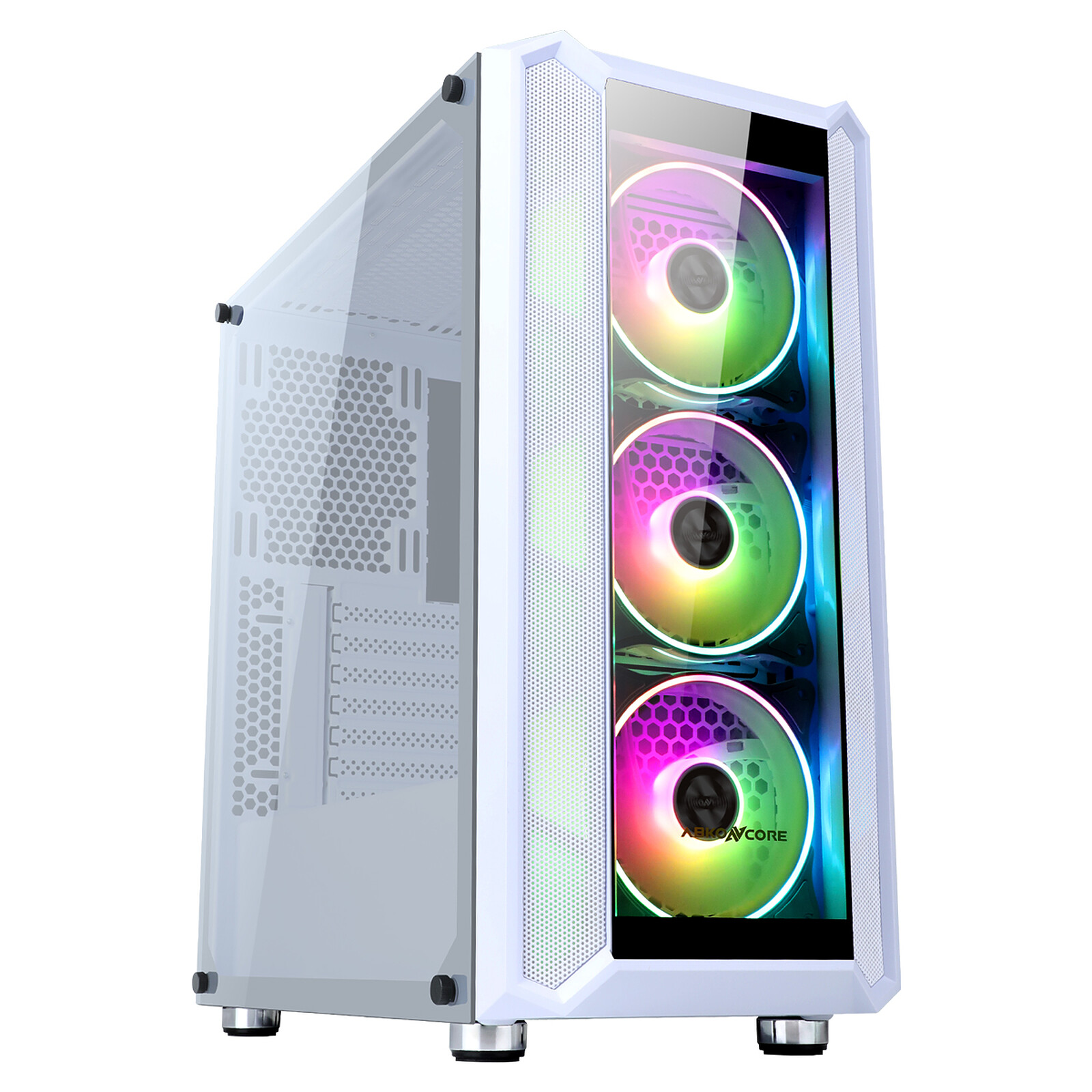 Abkoncore H301G - White - PC cases - LDLC 3-year warranty
