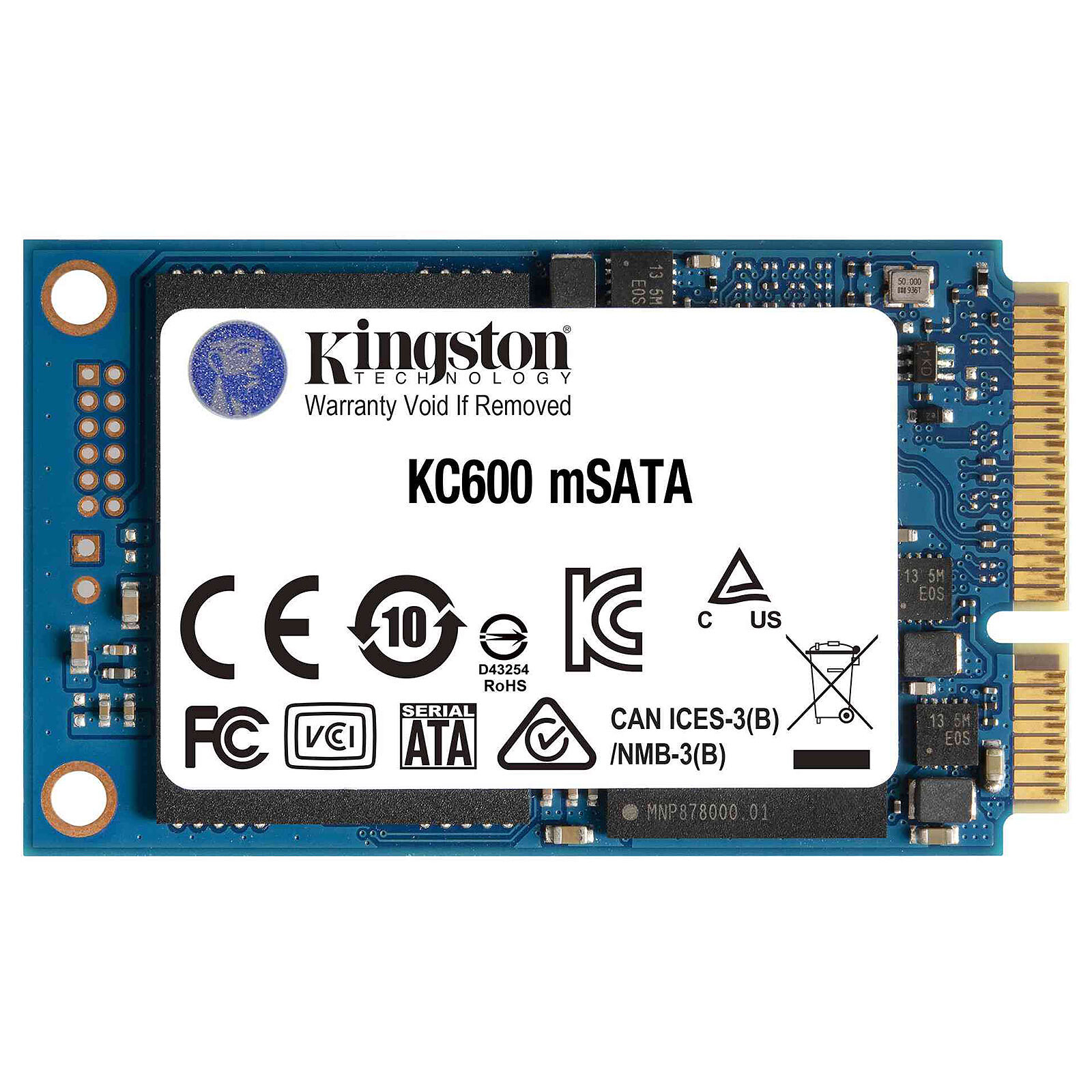 Kingston KC600 256GB mSATA - SSD - LDLC 3-year warranty