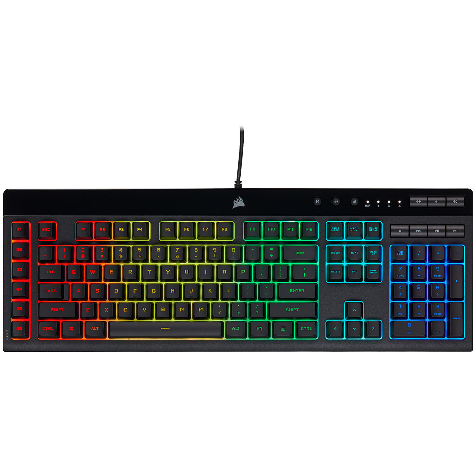 Corsair Gaming K55 RGB PRO - Keyboard - LDLC 3-year warranty