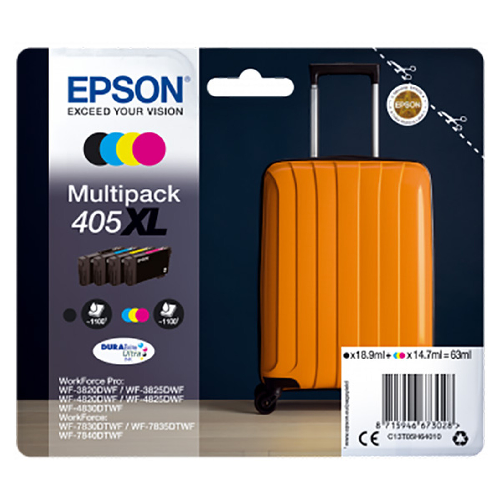 104 Multipack 4 couleurs EcoTank, Consommables encre, Encre & papier, Produits