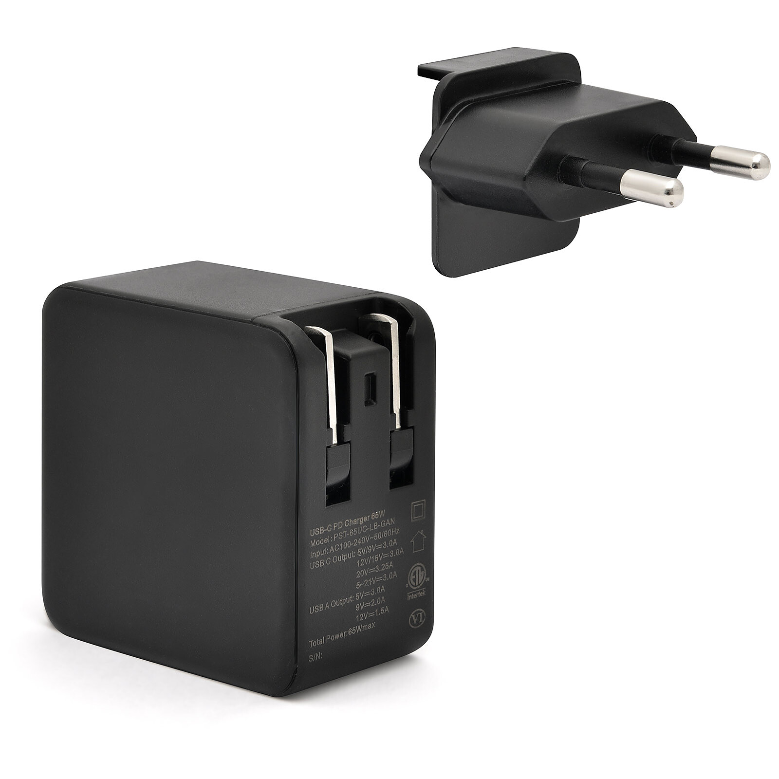 Bluestork Chargeur USB-C 65W GaN - Chargeur PC portable - Garantie