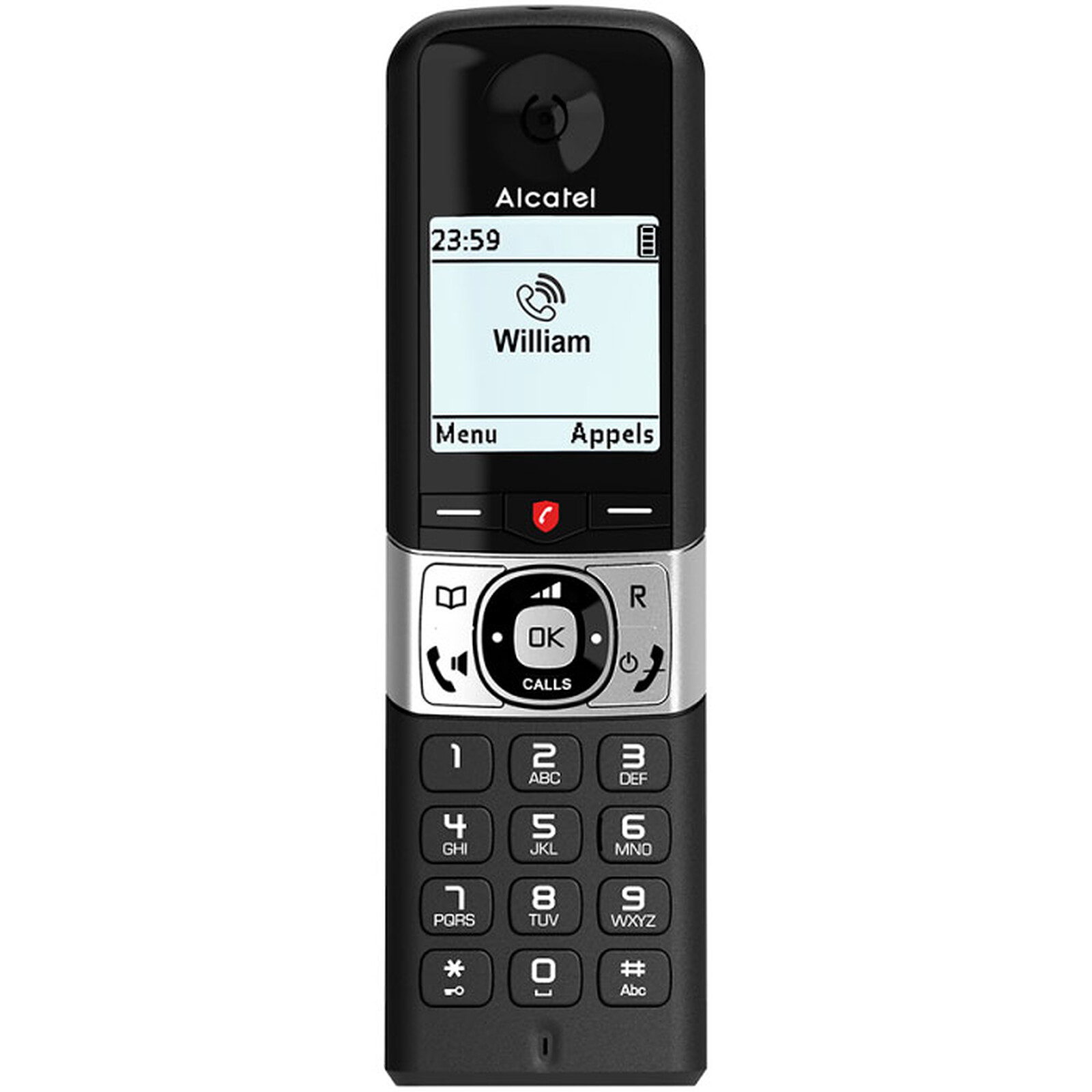 Téléphone fixe sans fil Alcatel XL785 Voice Duo Blanc - Téléphone sans fil