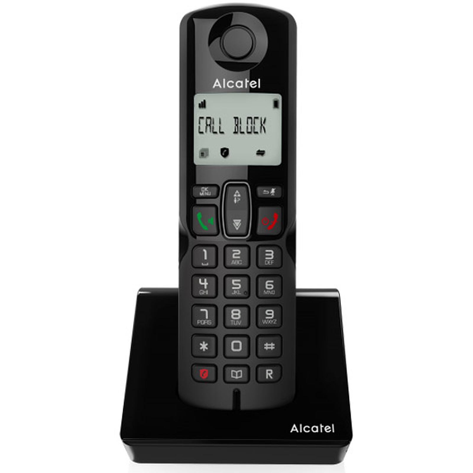 Alcatel C250 Duo Telefono inalambrico de casa Color Negro