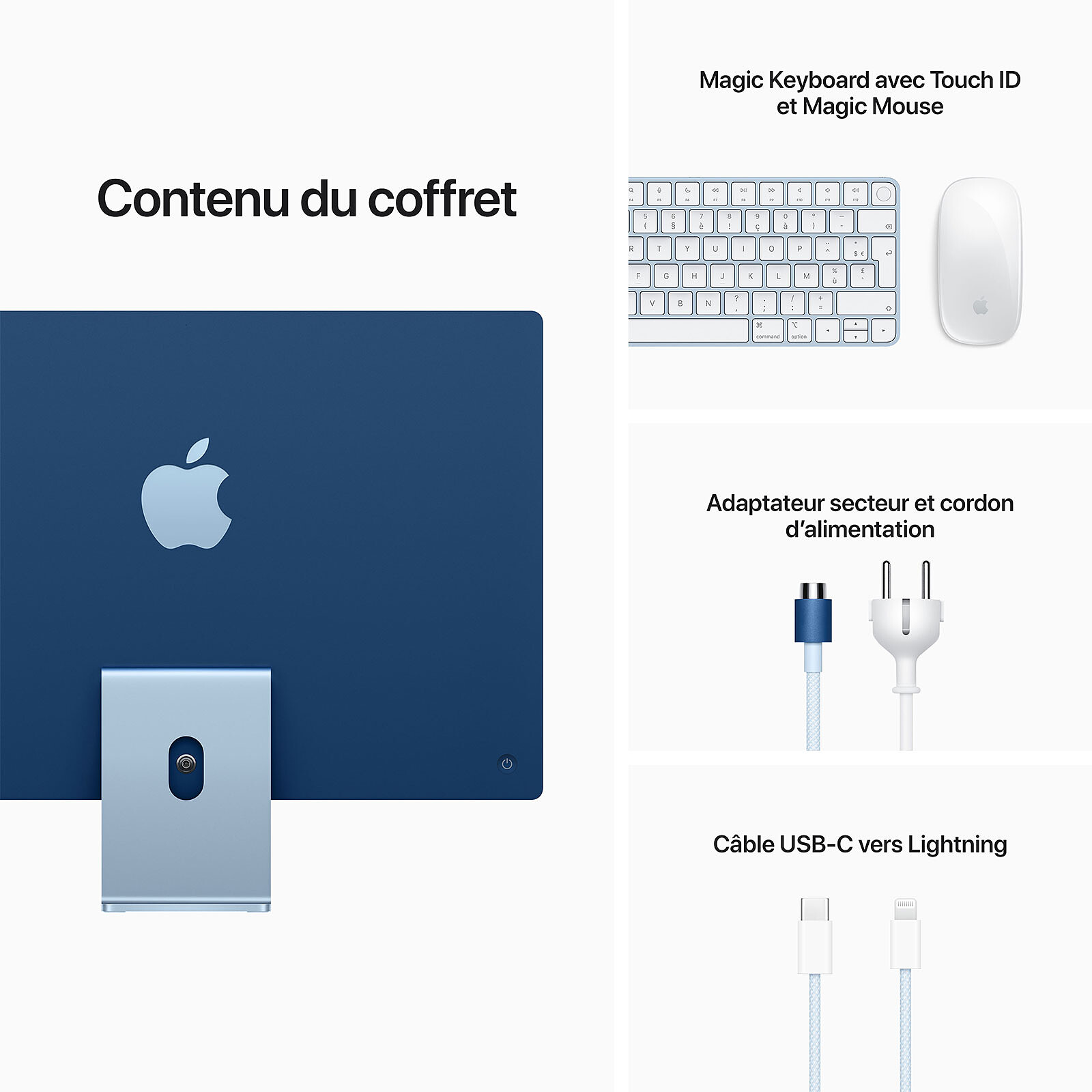 Apple iMac (2023) 24 8 Go / 512 Go Vert (MQRP3FN/A) - Mac et iMac Apple  sur