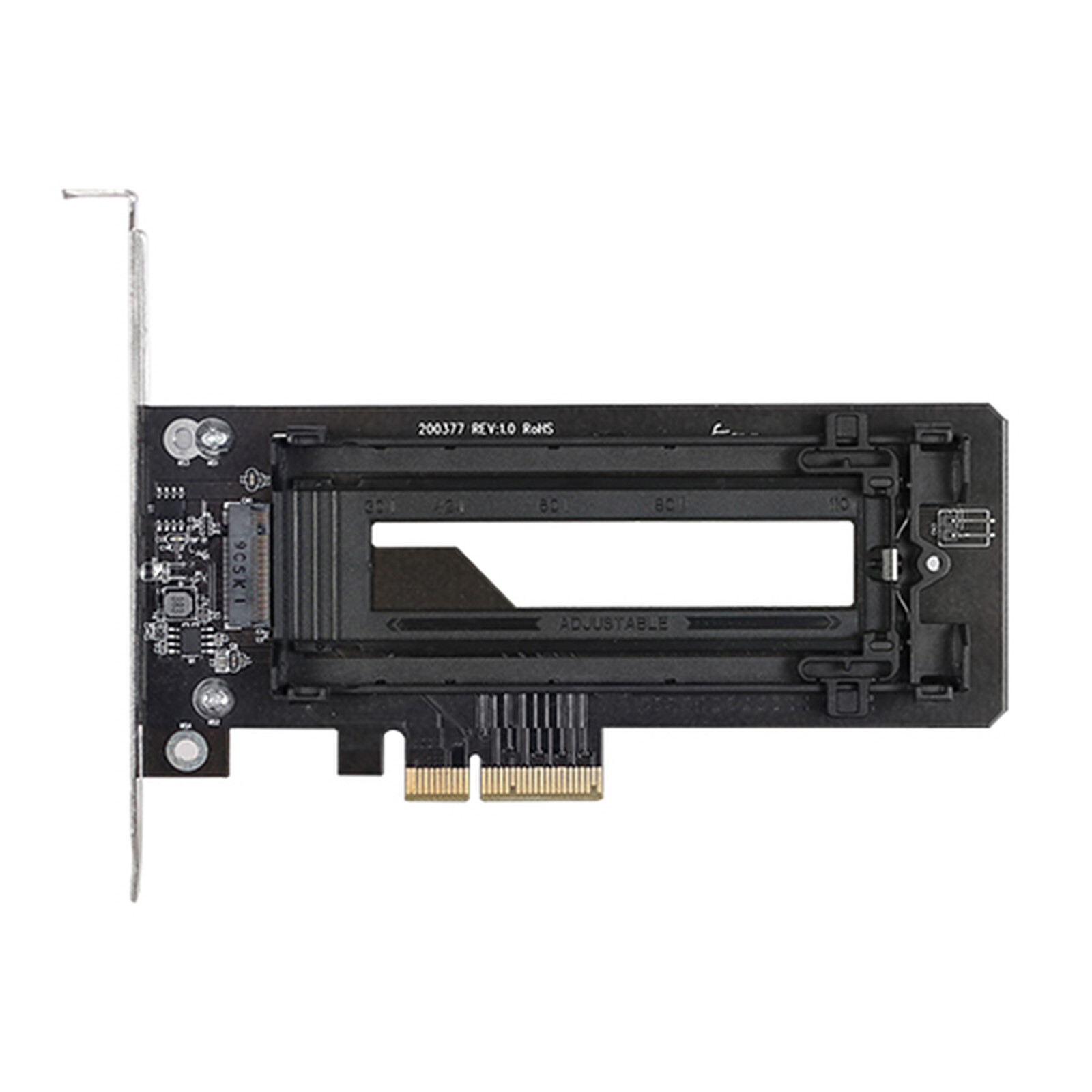 Adaptateur SSD M.2 NVMe vers PCIe x4 - Racks pour disques durs